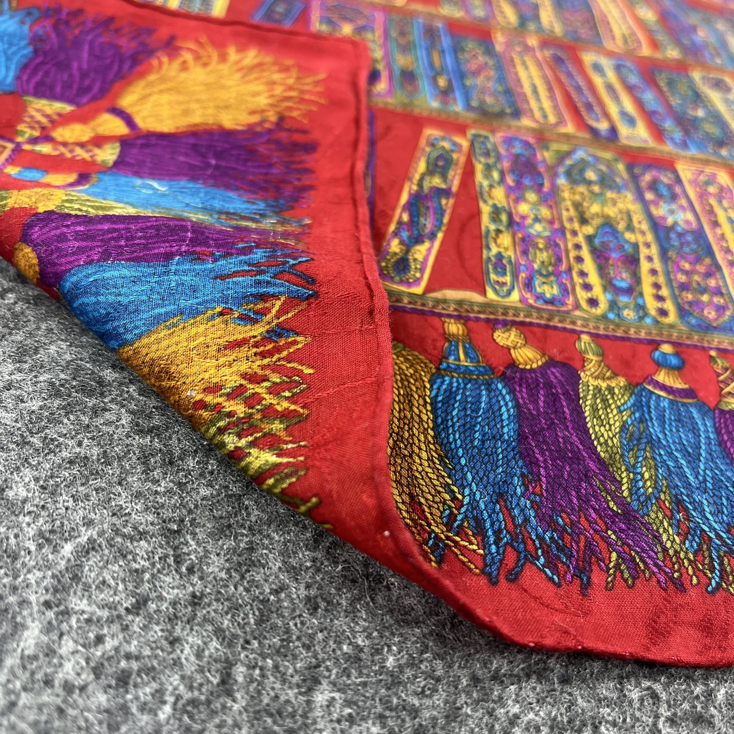 Vintage Vintage Celine Bookshelf Handkerchief / Neckerchief B115 Size ONE SIZE - 11 Thumbnail