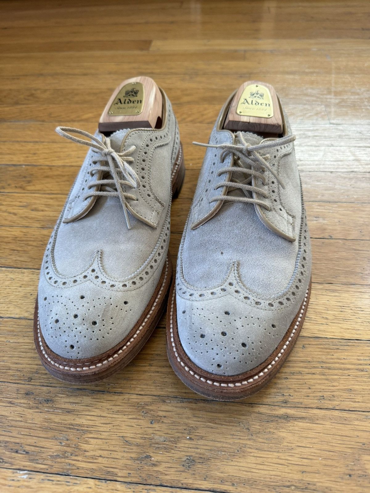 Alden × Todd Snyder Alden for Todd Snyder Suede Bluchers in “Milkshake” Size 8D Size US 8 / EU 41 - 3 Thumbnail