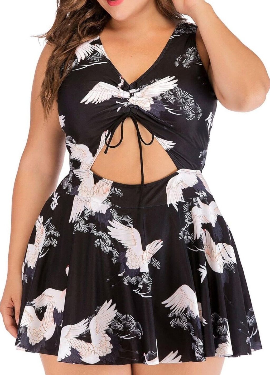 Other Esprlia Womens swimsuit tummy control-swim dress crane Size ONE SIZE - 1 Thumbnail