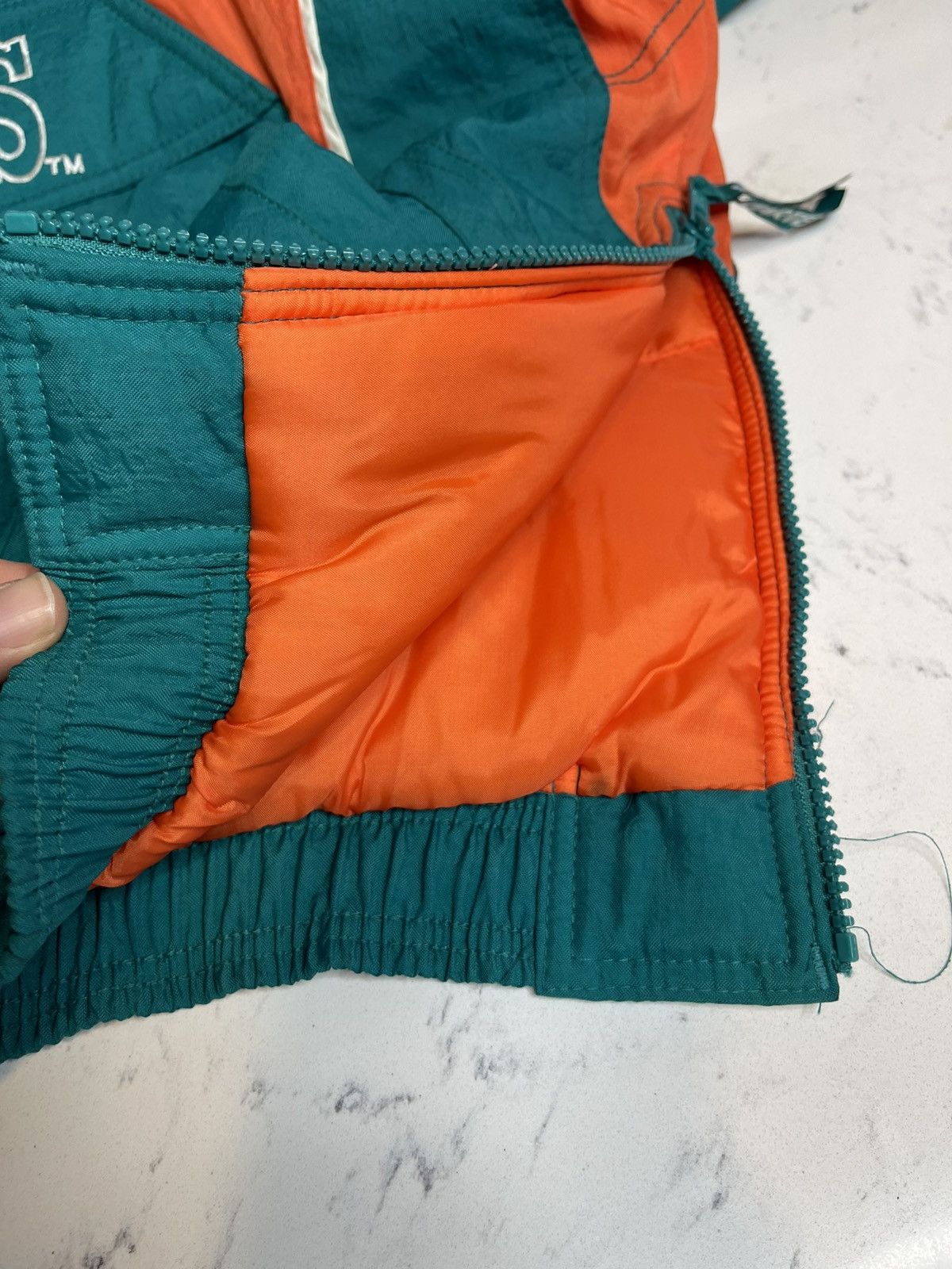 Apex One × Pro Line Miami Dolphins NFL Pro Line Apex One Starter Jacket XL VGC! Size US XL / EU 56 / 4 - 12 Thumbnail