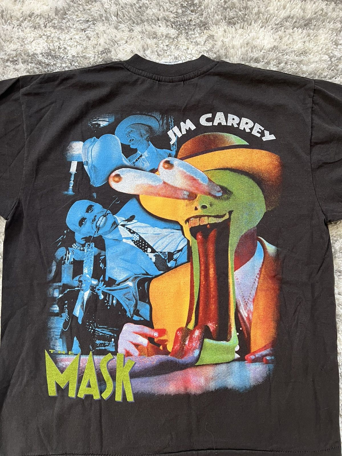 Vintage The Mask Jim Carrey Movie AOP Modern Boot Size US L / EU 52-54 / 3 - 4 Thumbnail
