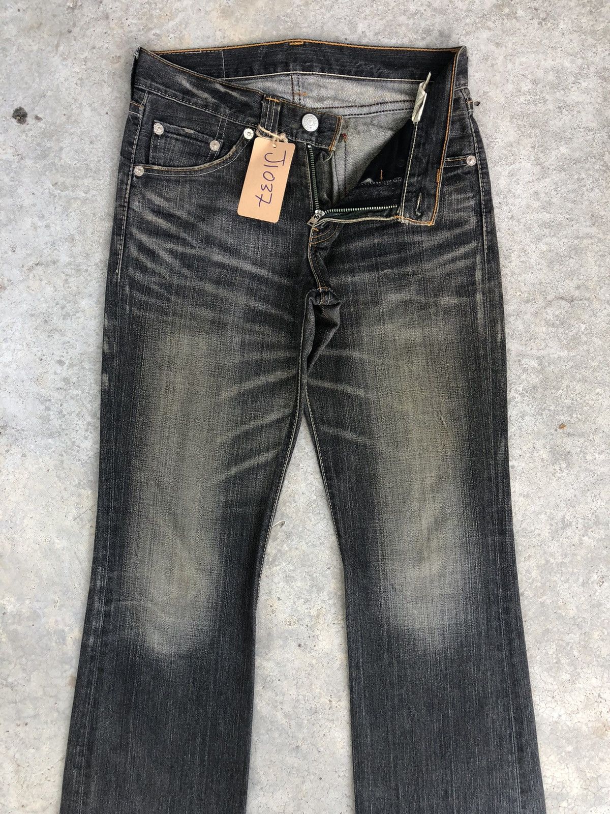 If Six Was Nine Y2k Levis Flared Jeans Distressee Jeans 708 Size US 30 / EU 46 - 3 Thumbnail