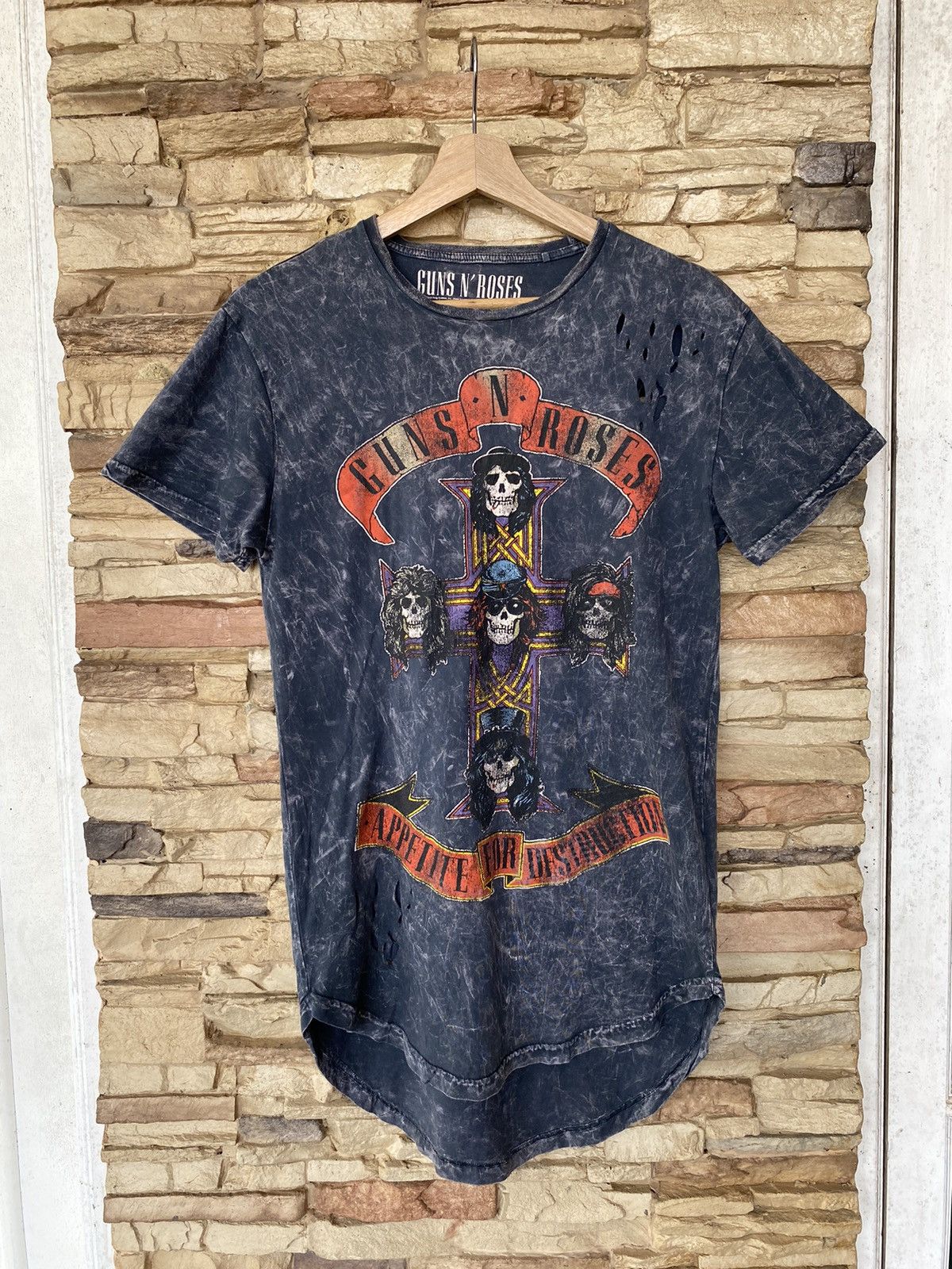 Band Tees × Vintage Gun N Roses Acid Wash Tie Dye Band Tees Size US XS / EU 42 / 0 - 1 Thumbnail