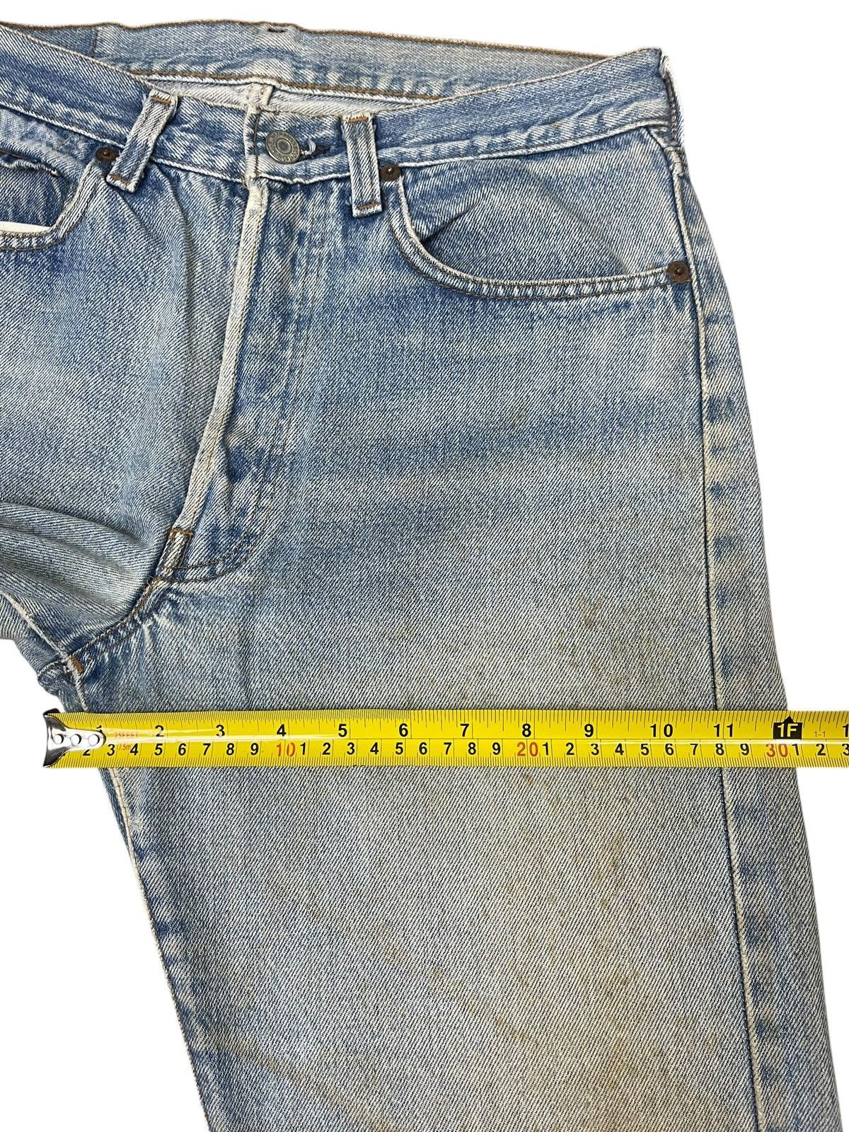 Levi's Vintage Levis 501 Straight Cut Distressed Single Stitch Size US 30 / EU 46 - 7 Thumbnail