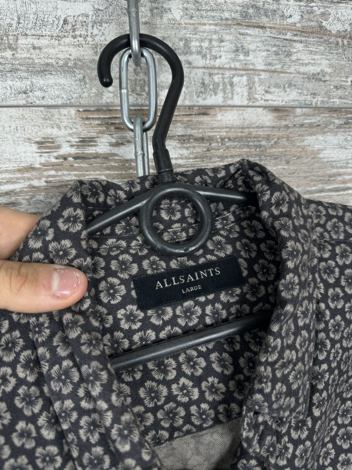 Allsaints Mens AllSaints GIRARD LS SHIRT button up luxury Hawaiian Size US L / EU 52-54 / 3 - 5 Thumbnail