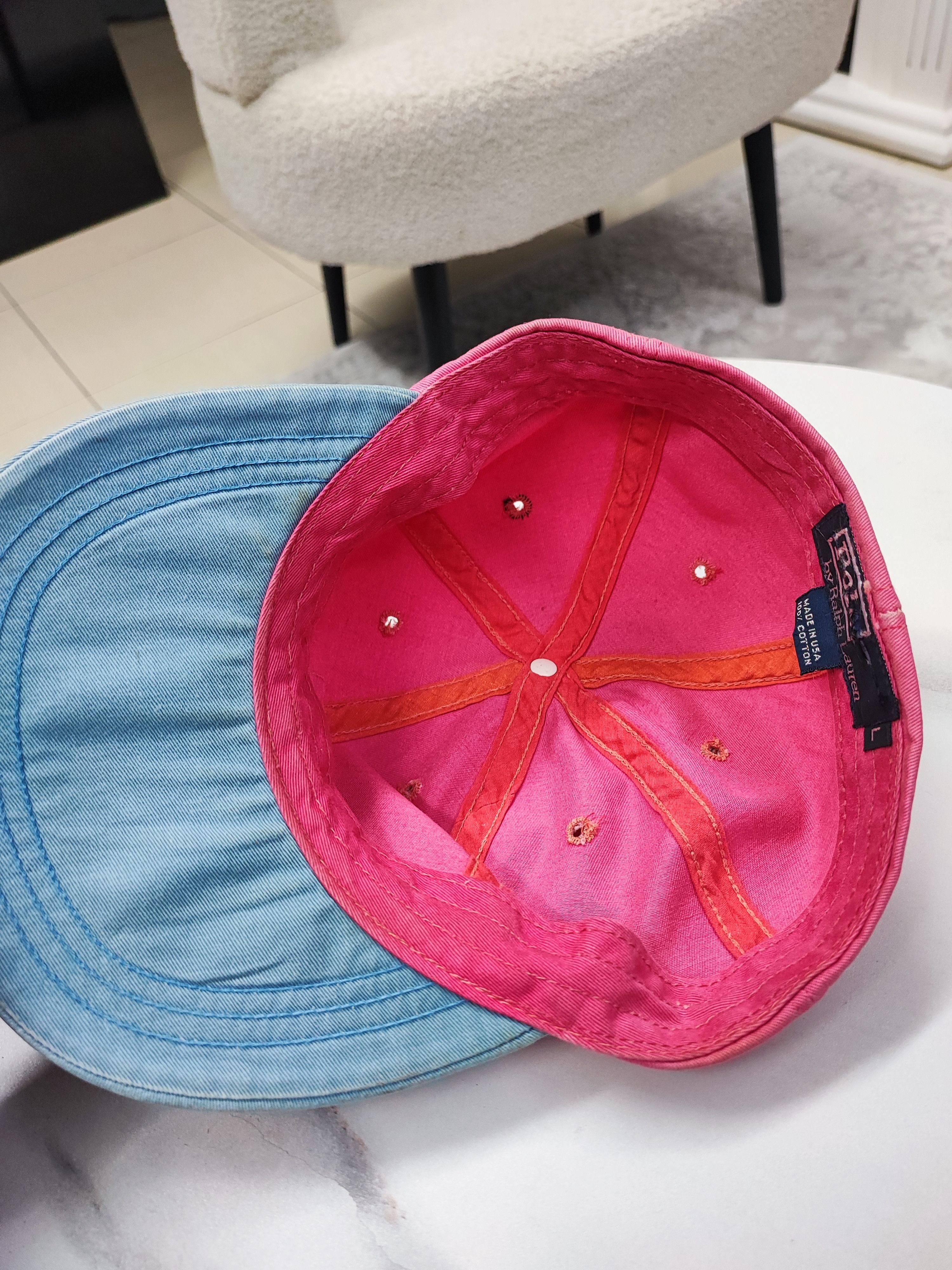 Polo Ralph Lauren Vintage 90's Hat Polo Ralph Lauren Polo Chino Long Bill Size ONE SIZE - 8 Thumbnail