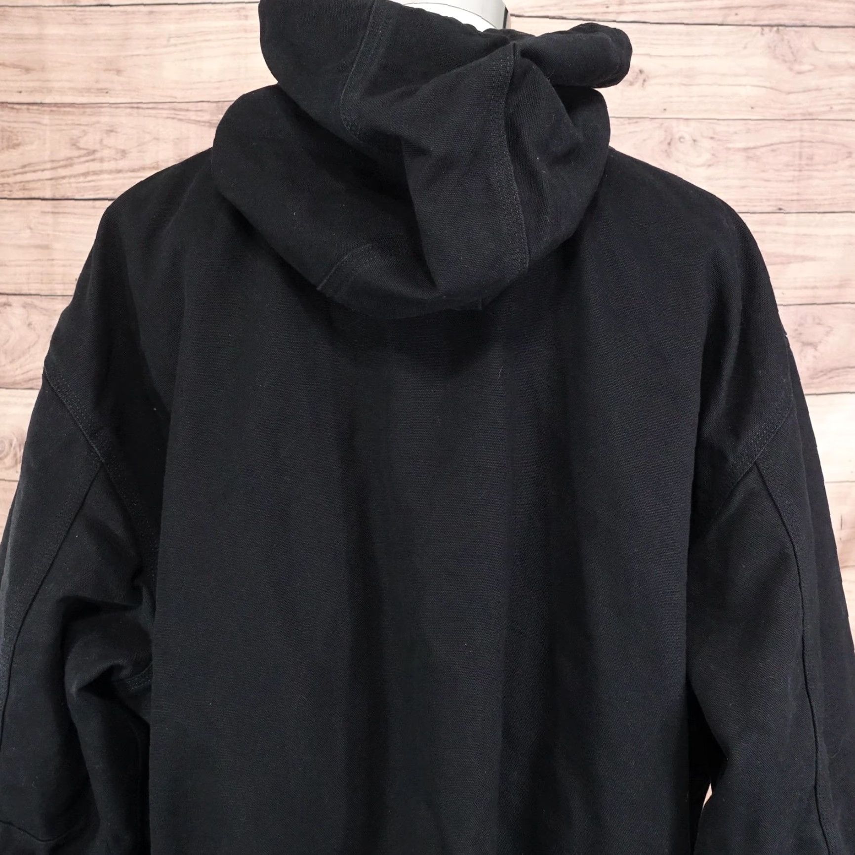 Carhartt Carhartt Jacket Mens 3XL Black J130 Loose Fit Hooded Quilted Lined Workwear Size US XXL / EU 58 / 5 - 6 Thumbnail