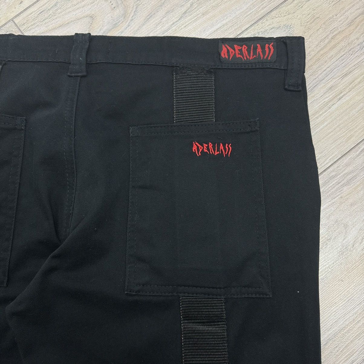 Japanese Brand Crazy Aderlass Bondage Cyber Punk GOA Multiple Belts Jeans Size US 32 / EU 48 - 18 Thumbnail