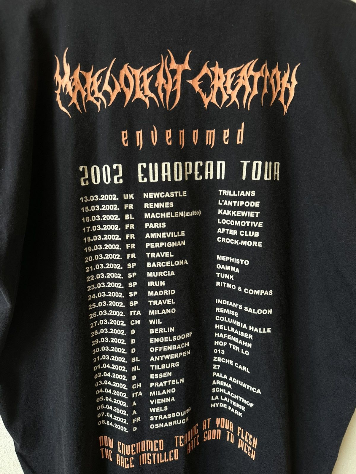 Band Tees Malevolent Creation - Envenomed Tour 2002 vintage t-shirt Size US XL / EU 56 / 4 - 5 Thumbnail