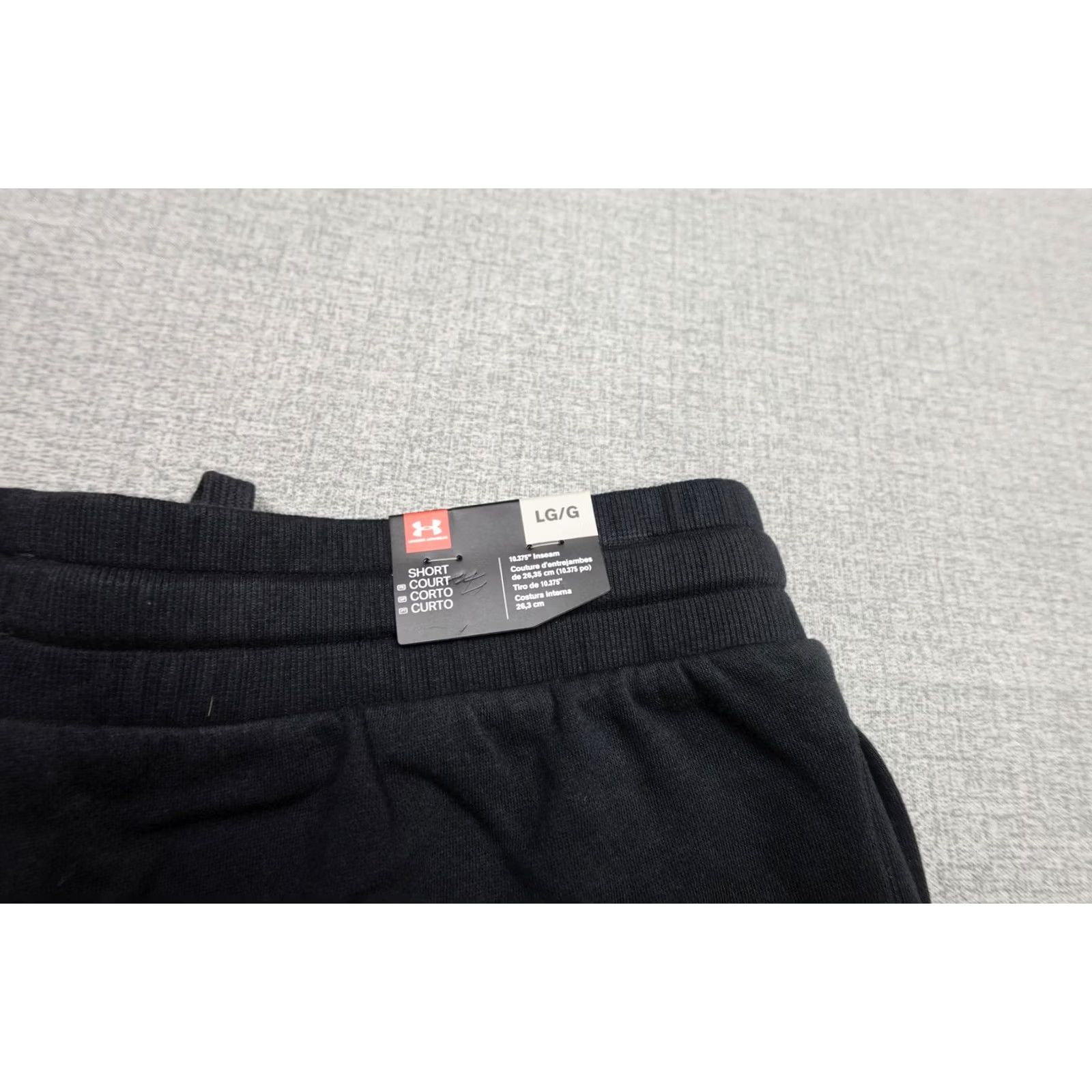 Under Armour Under Armour Sweat Shorts Mens Large Black USA Flag Logo Patriotic 10 Inseam Size US 33 - 3 Thumbnail