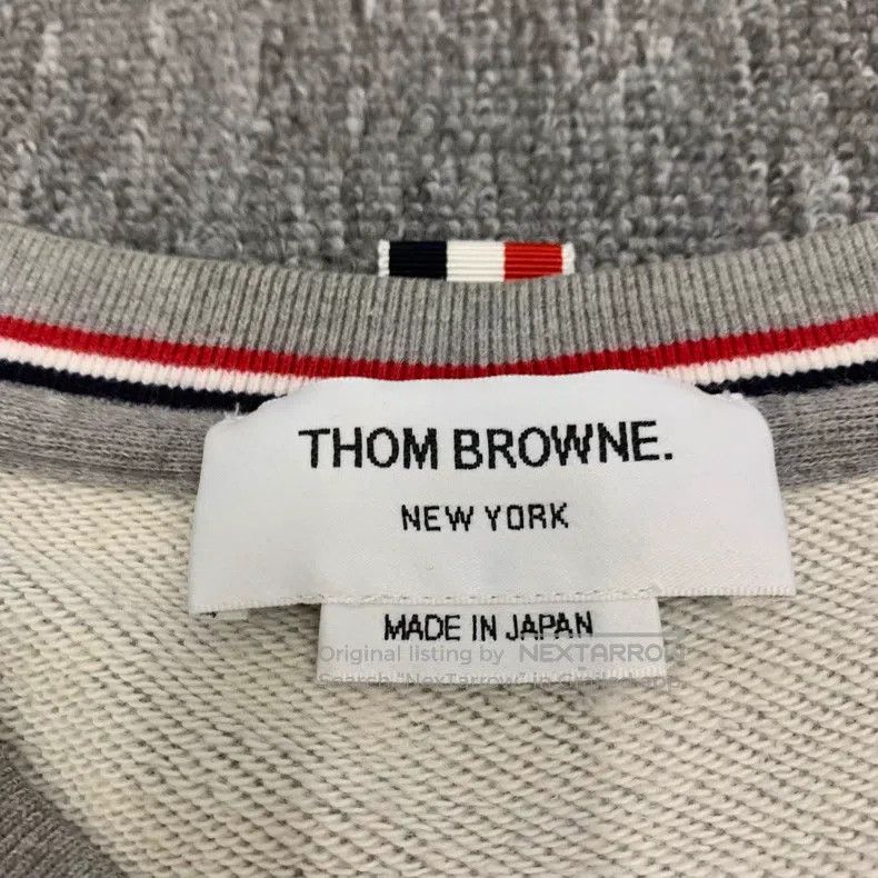 Thom Browne Thom Browne Grey Sweatshirt Size US XXL / EU 58 / 5 - 6 Thumbnail