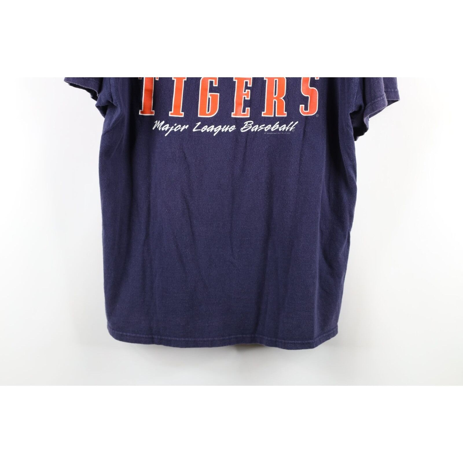 Vintage Vintage Y2K 2004 Spell Out Detroit Tigers Baseball T-Shirt Size US L / EU 52-54 / 3 - 3 Thumbnail