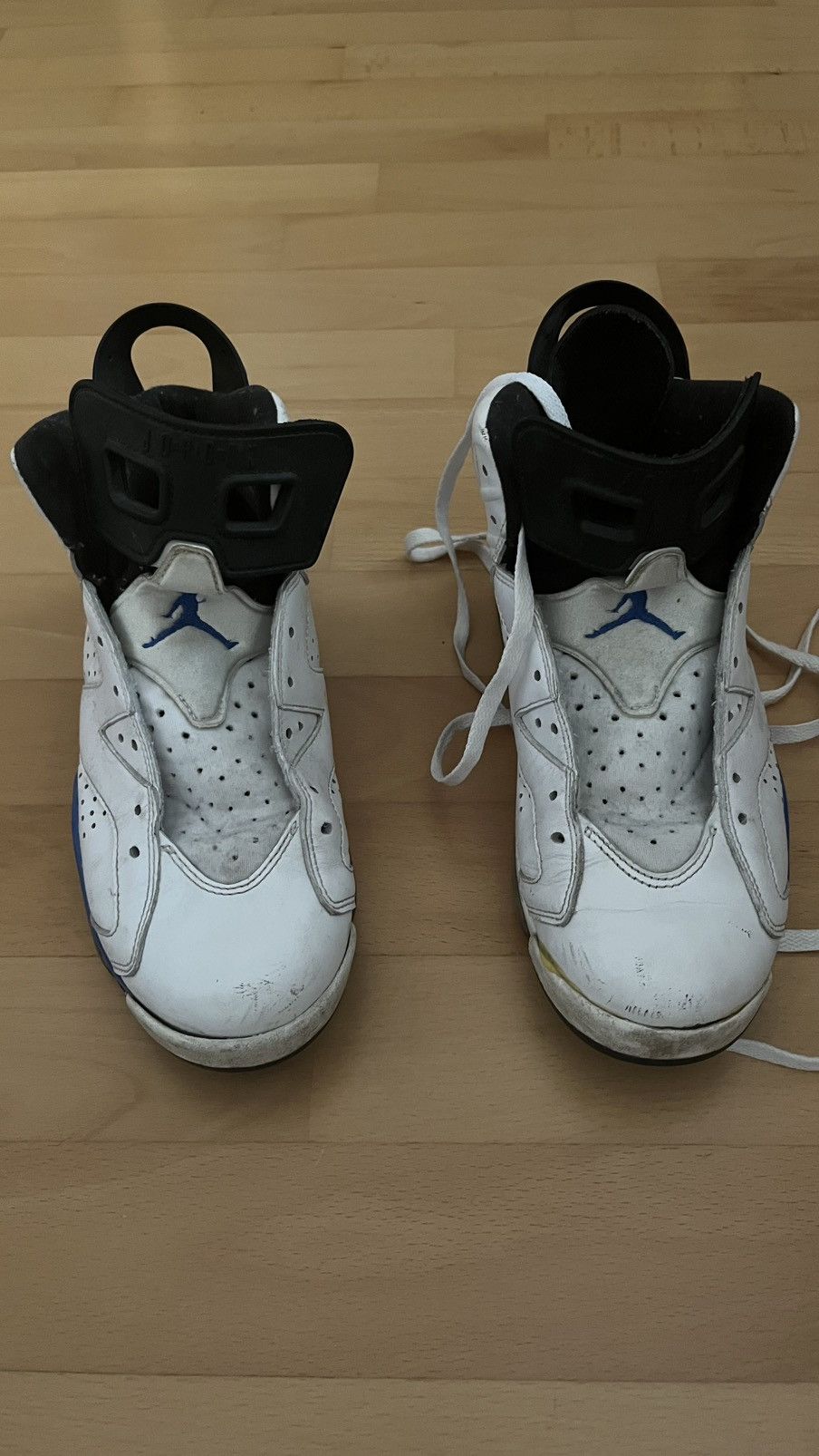 Jordan Brand Nike Air Jordan 6 Sport Blue White Black Size US 8 / EU 41 - 3 Thumbnail