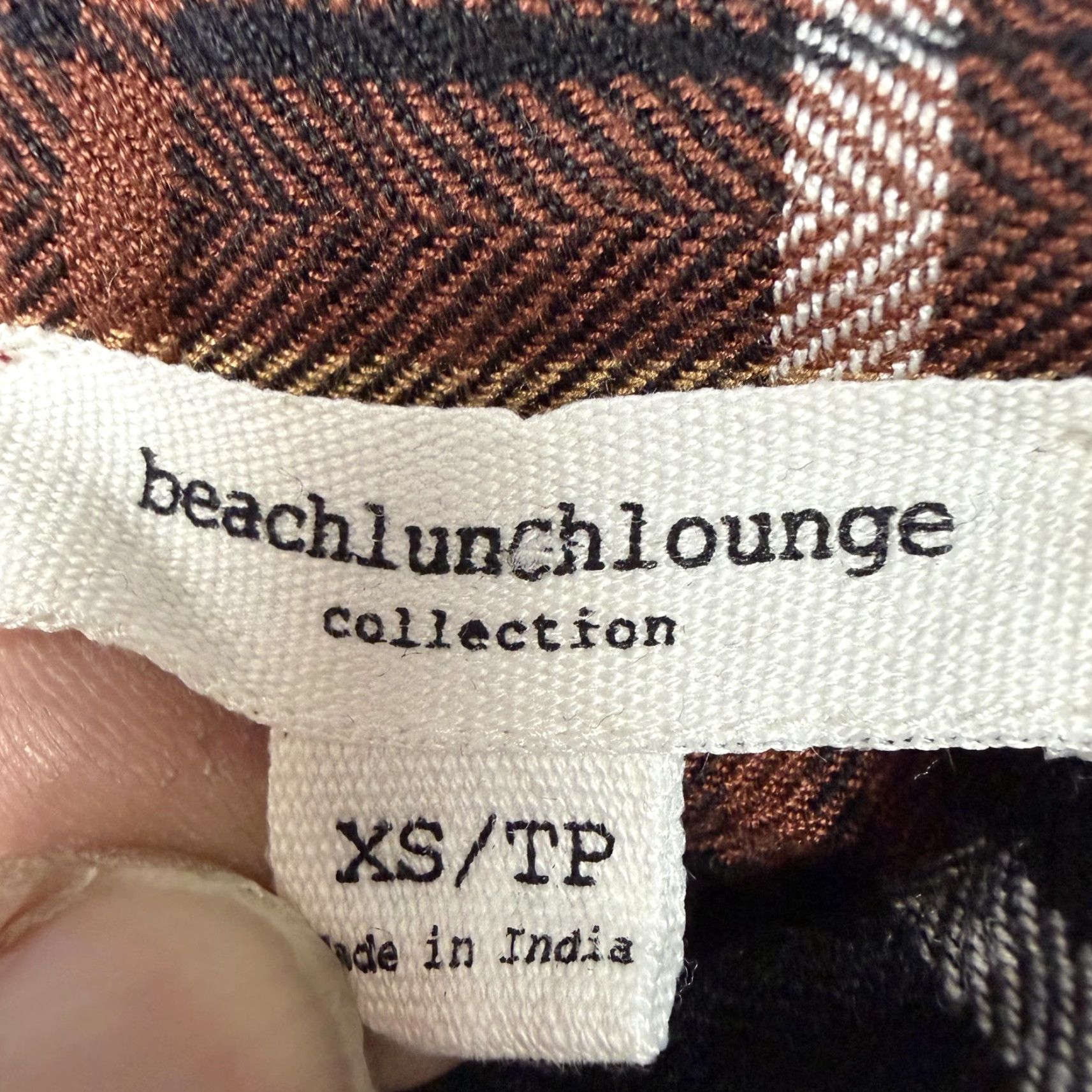 Vintage beachlunchlounge Shirt Women XS Brown Black Plaid Button-Up Collared Long Sleeve Casual Fall Lightweight Rayon Vintage No Size XS / US 0-2 / IT 36-38 - 5 Thumbnail