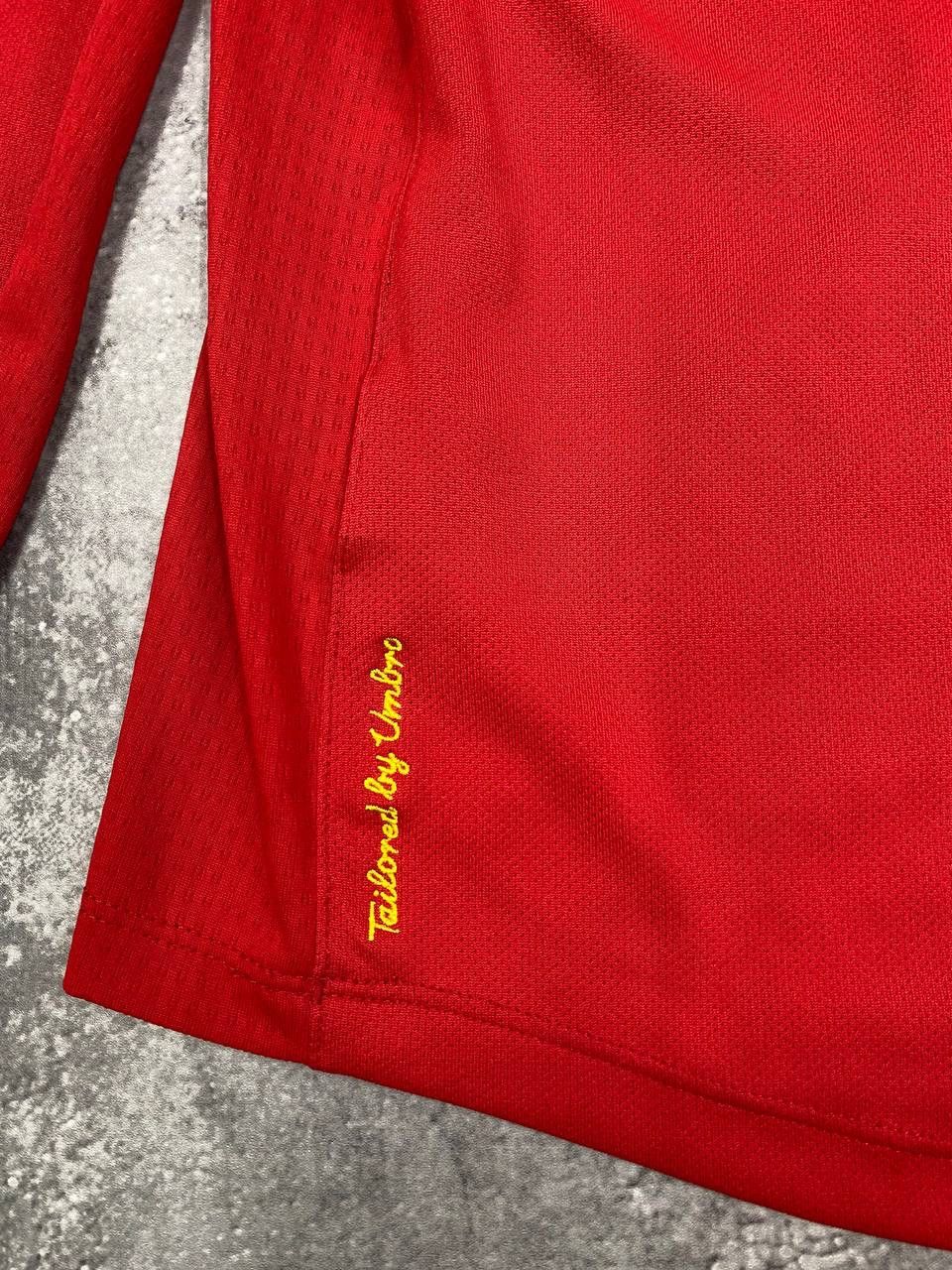 Umbro Umbro Wales Men Long Sleeve Football Shirt Red Size M Size US M / EU 48-50 / 2 - 9 Thumbnail