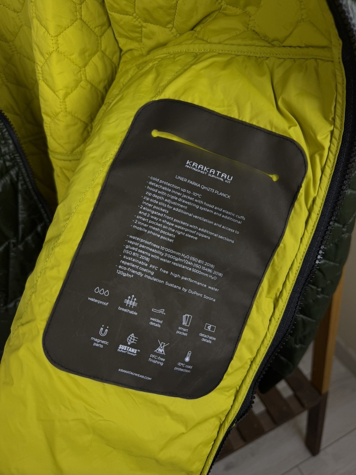 Krakatau Krakatau Quilted jacket Liner Parka Jacket size XL-XXL Size US XXL / EU 58 / 5 - 13 Thumbnail