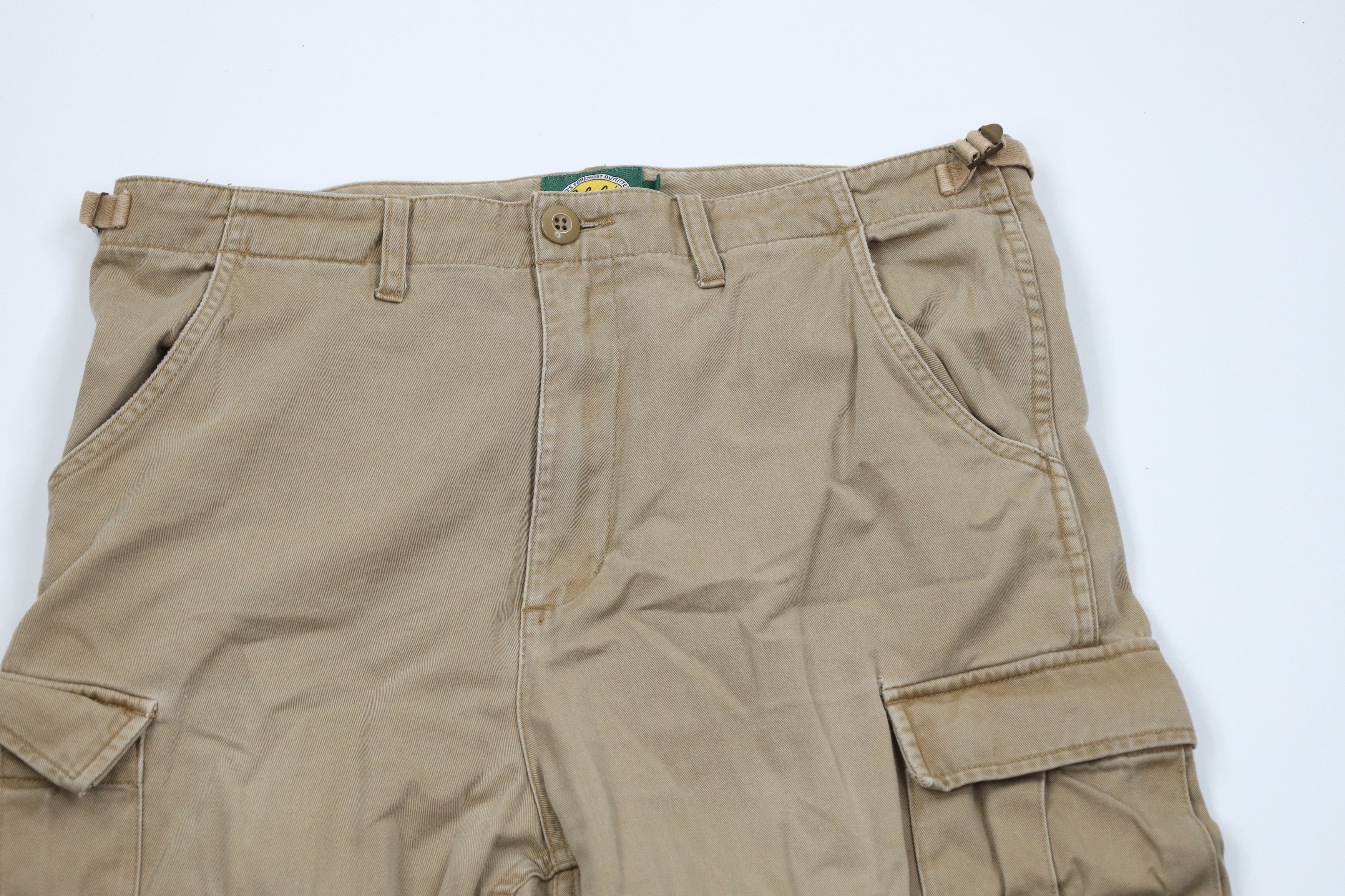 Cabelas Vintage 90s Cabelas Relaxed Wide Leg Cargo Pants Brown Size US 34 / EU 50 - 2 Thumbnail