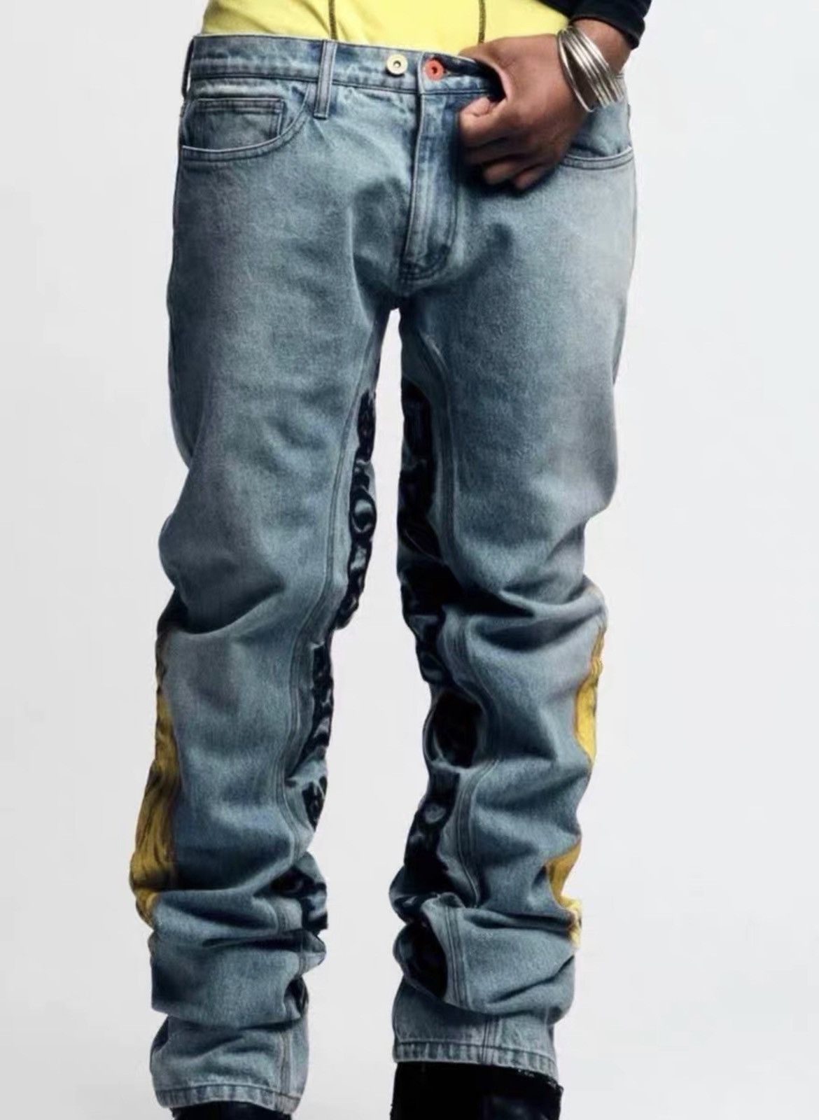 Vlone Vlone stitched jeanz Size US 34 / EU 50 - 7 Thumbnail
