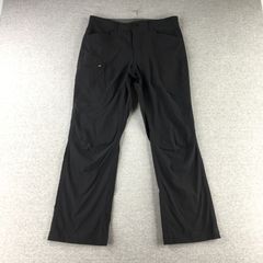 Eddie Bauer Mens Fleece Lined 2 Way Stretch Tech Pants - Black - 32x30