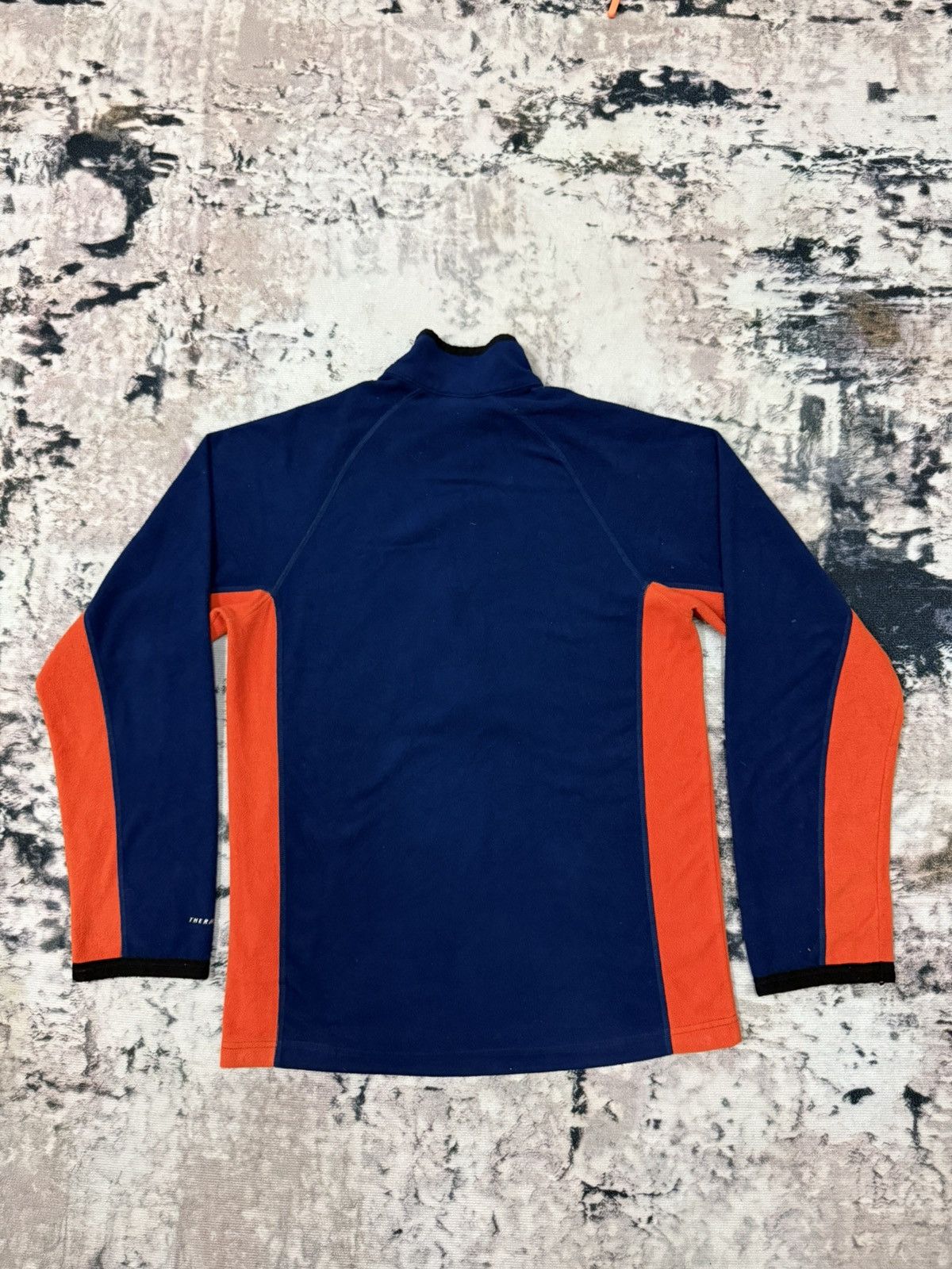 Nike × Vintage Vintage 90s Nike Thermafit Halfzipper Fleece Sweater Size US S / EU 44-46 / 1 - 12 Thumbnail