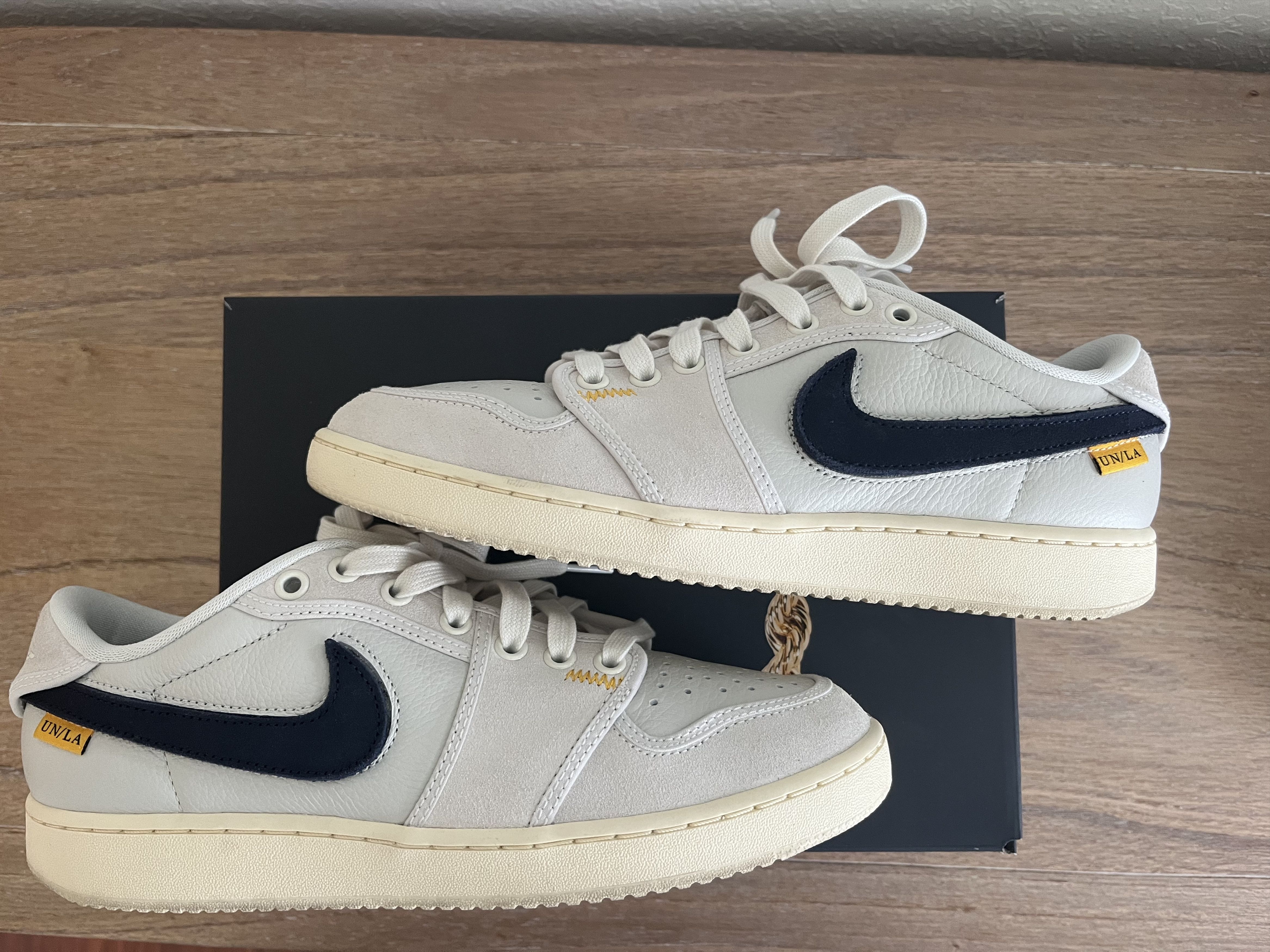 Jordan Brand × Nike × Union LA Union LA x Air Jordan 1 KO Low 'Sail Muslin' Size US 8 / EU 41 - 4 Thumbnail