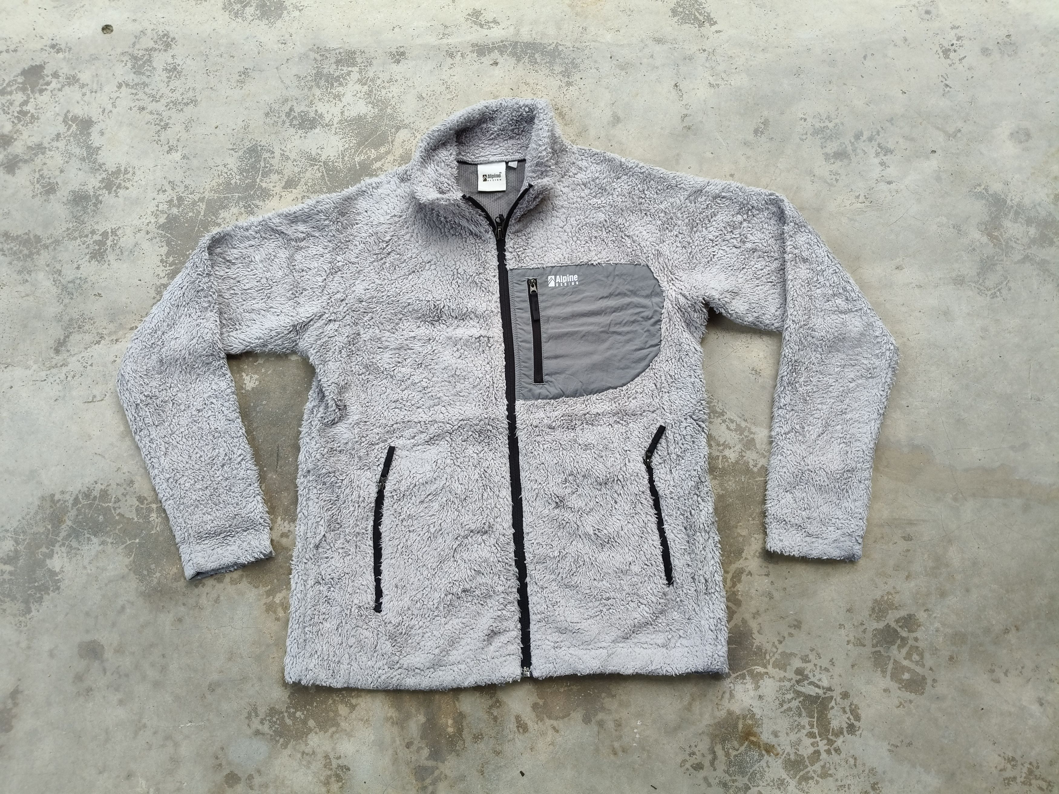 Japanese Brand Alpine Design Sherpa Fleece Jacket Size L / US 10 / IT 46 - 3 Thumbnail