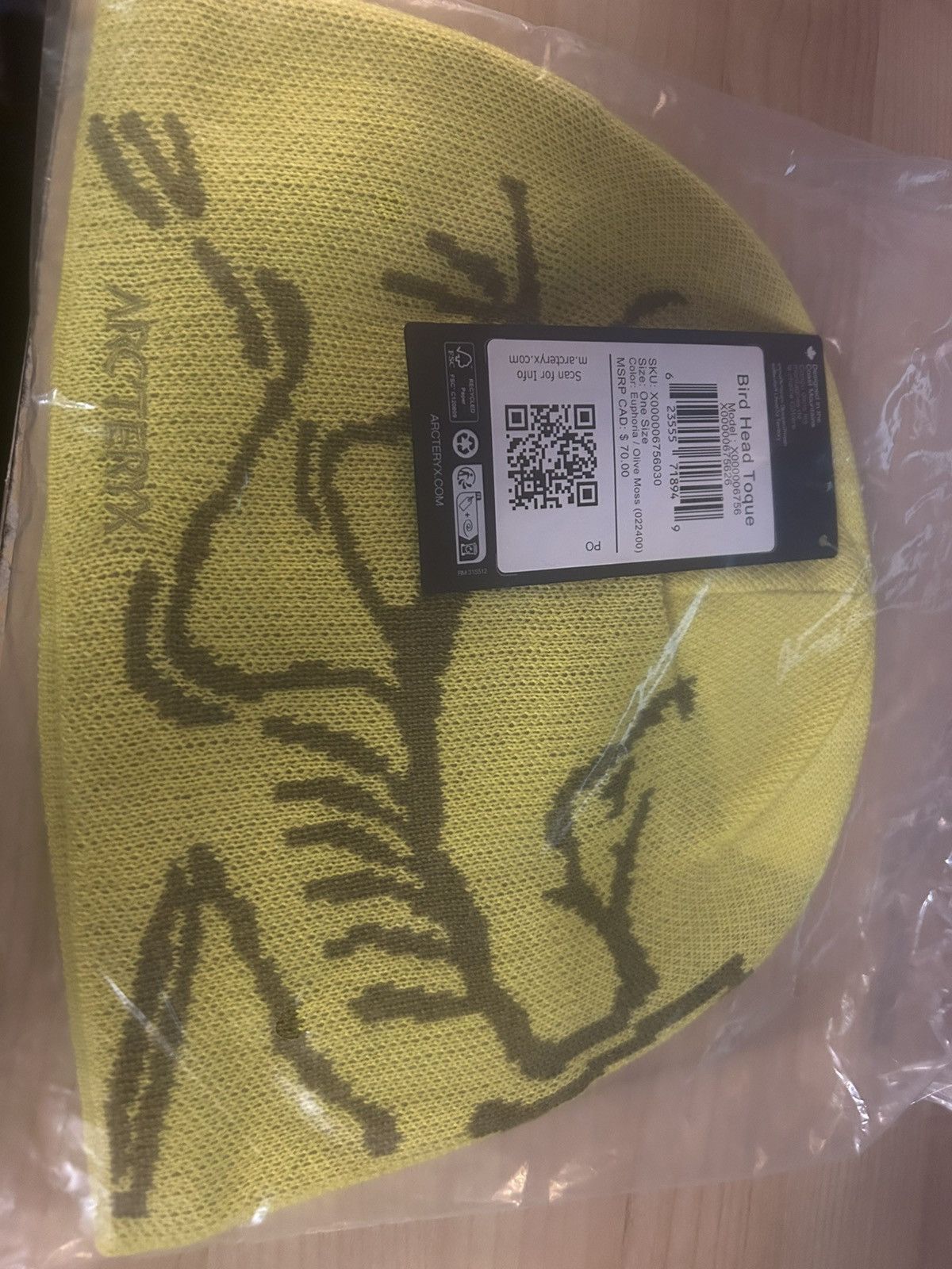 Arc'teryx Arcteryx bird toque Euphoria/ Olive Moss Size ONE SIZE - 1 Thumbnail