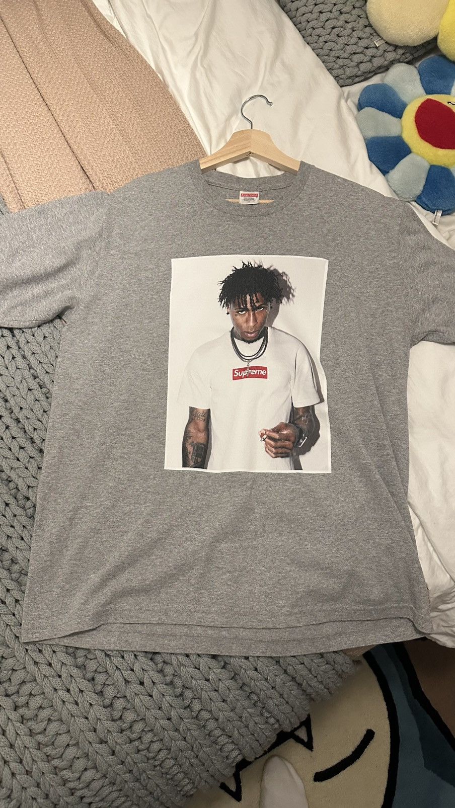 Supreme NBA Youngboy Supreme Tee M Grey Size US M / EU 48-50 / 2 - 1 Thumbnail