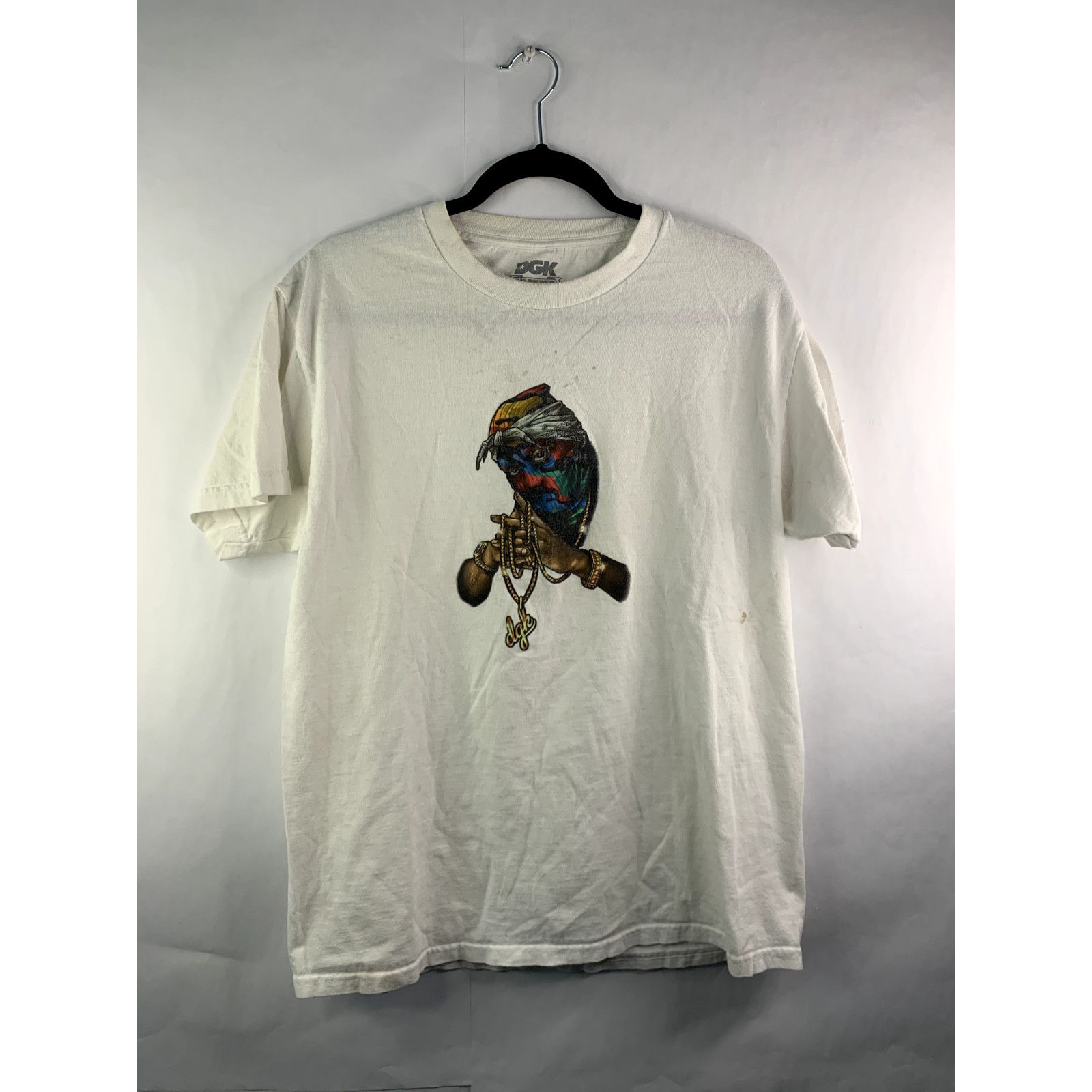 DGK DGK Shirt Skateboarding White Graphic Tee Y2K Skate Medium Size US L / EU 52-54 / 3 - 1 Thumbnail