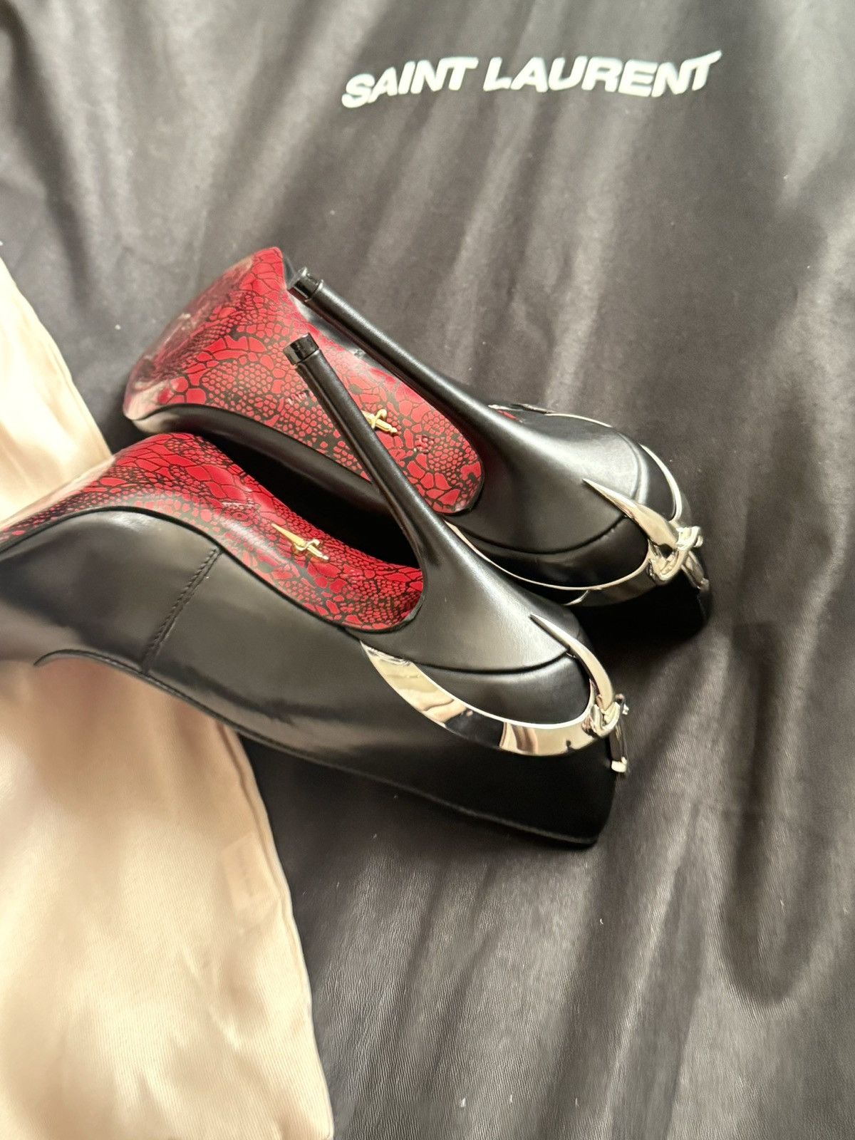 Paciotti Cesare Paciotti Dagger Heels Size US 7 / IT 37 - 7 Thumbnail