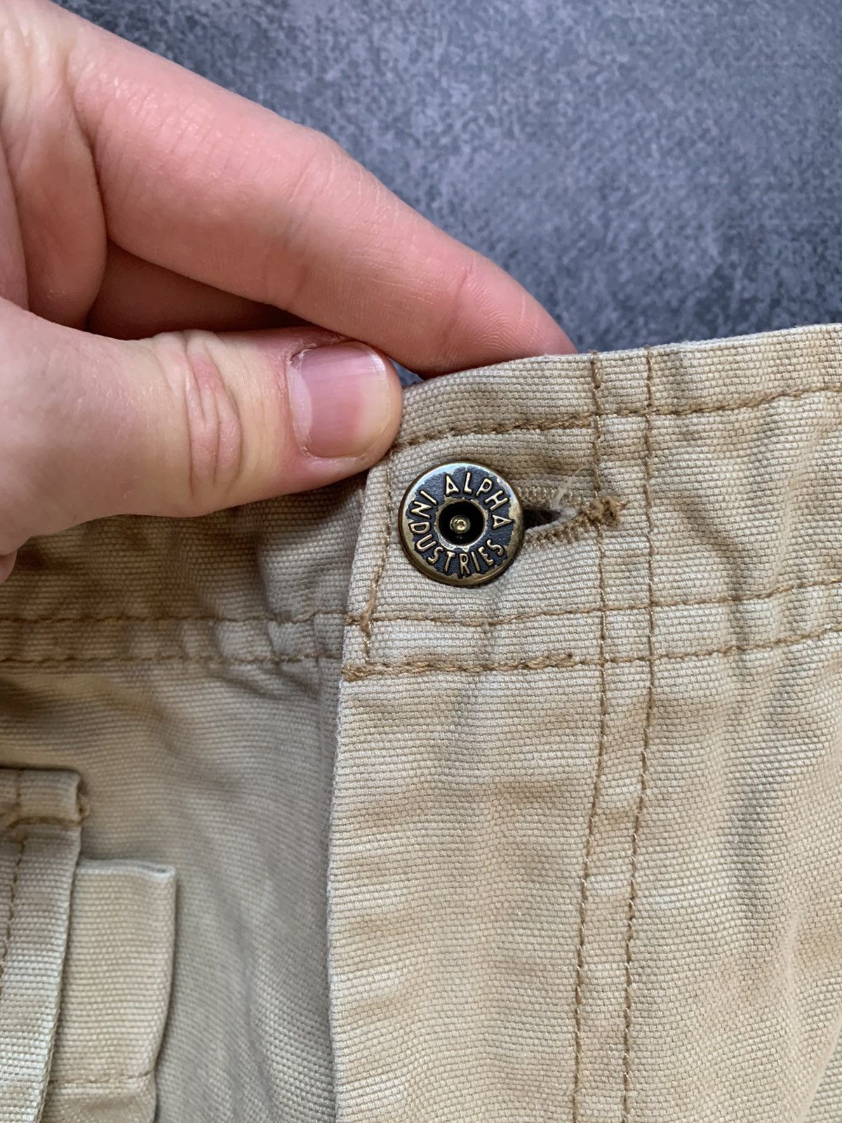 Alpha Industries × Vintage Alpha Industries vintage cargo pants y2k Size US 32 / EU 48 - 10 Thumbnail