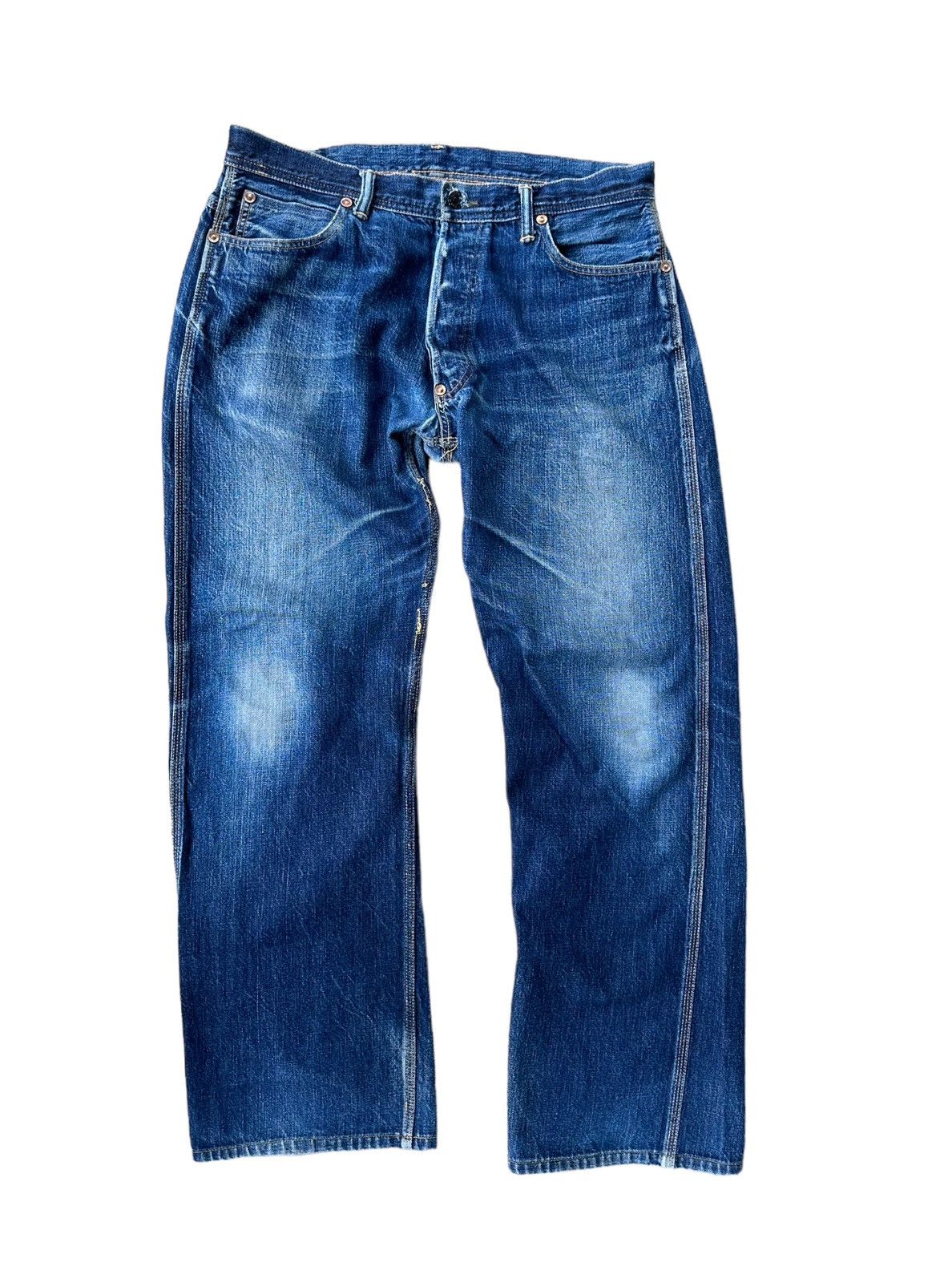 Japanese Brand × Vintage Vintage K&T H O’alls selvedge denim jeans Size US 32 / EU 48 - 1 Thumbnail