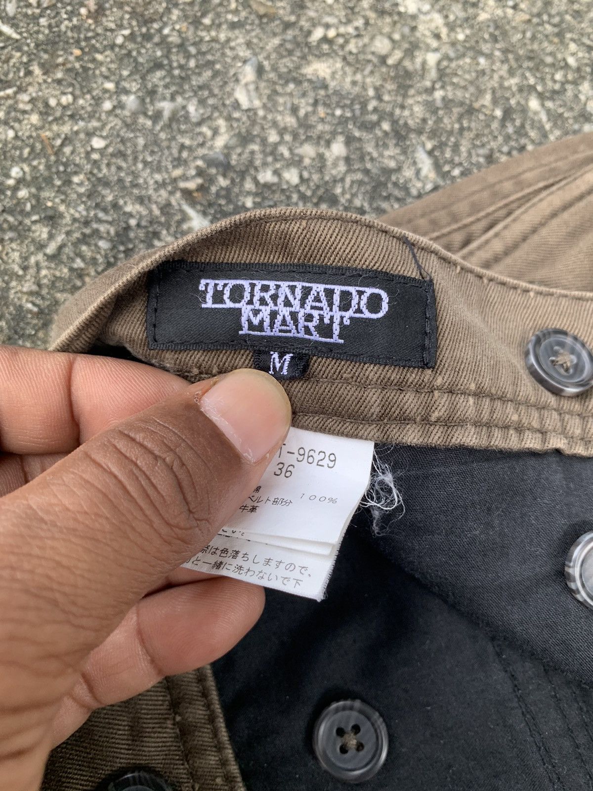 Japanese Brand × Tornado Mart Rare Tornado Mart Multipocket Flare Cargo Pants Size US 33 - 23 Thumbnail