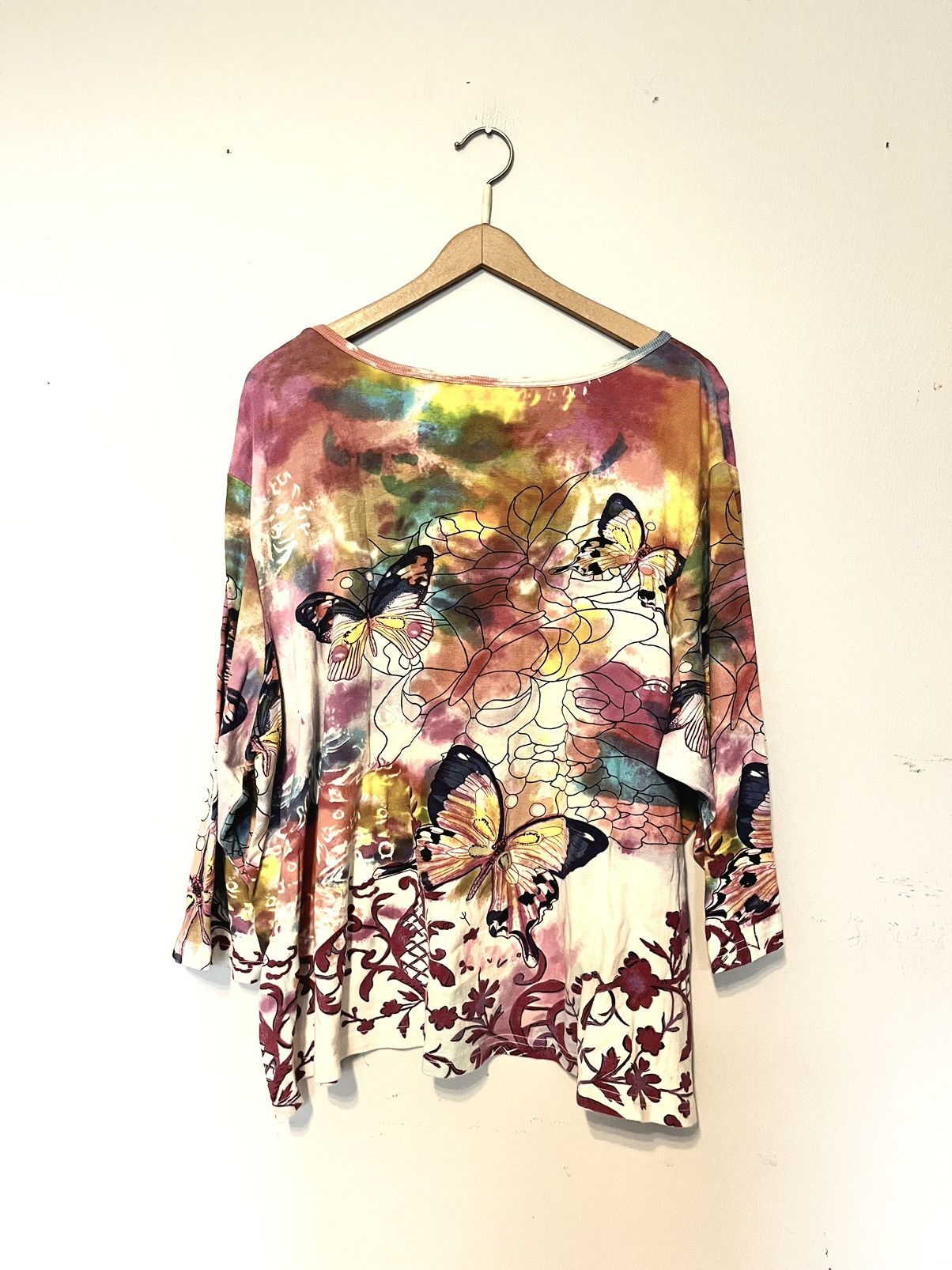 Japanese Brand Tie-dye Butterfly mid-sleeve Size M / US 6-8 / IT 42-44 - 5 Thumbnail