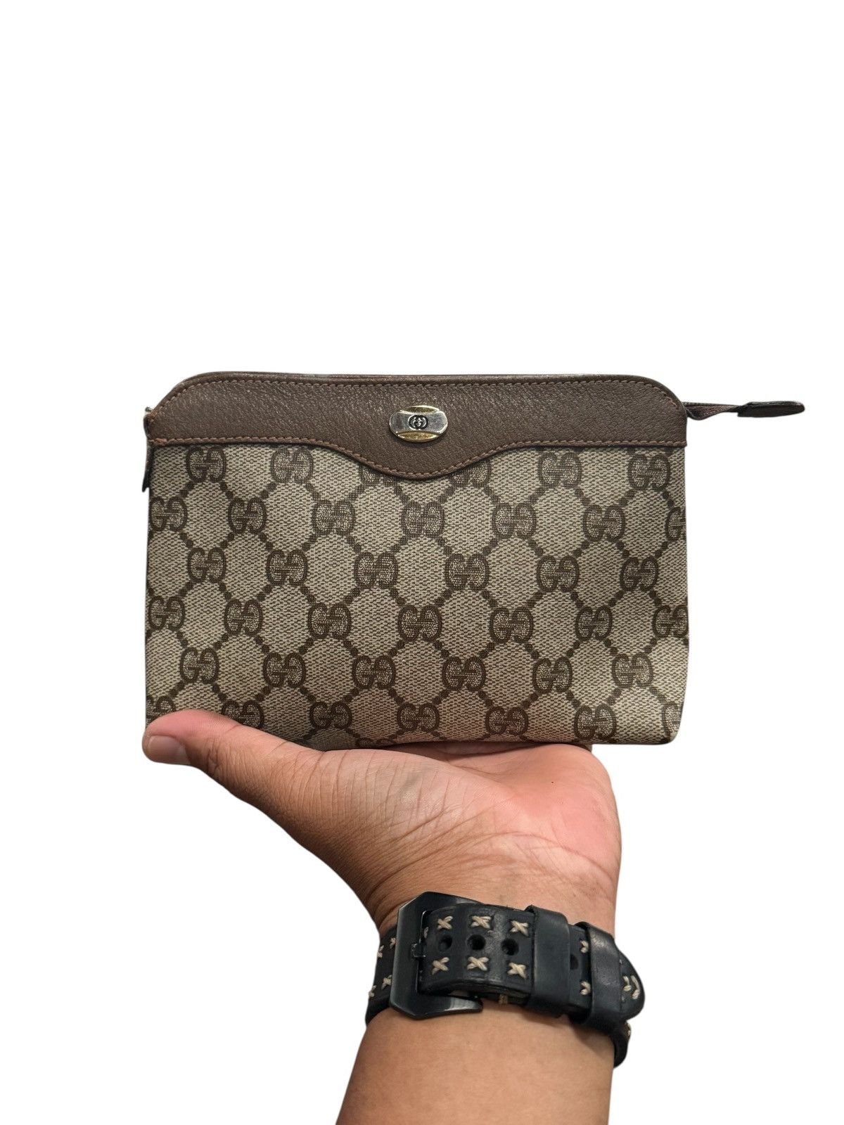 Gucci AUTHENTIC VINTAGE GUCCI POUCH/CLUTCH BAG Size ONE SIZE - 10 Thumbnail