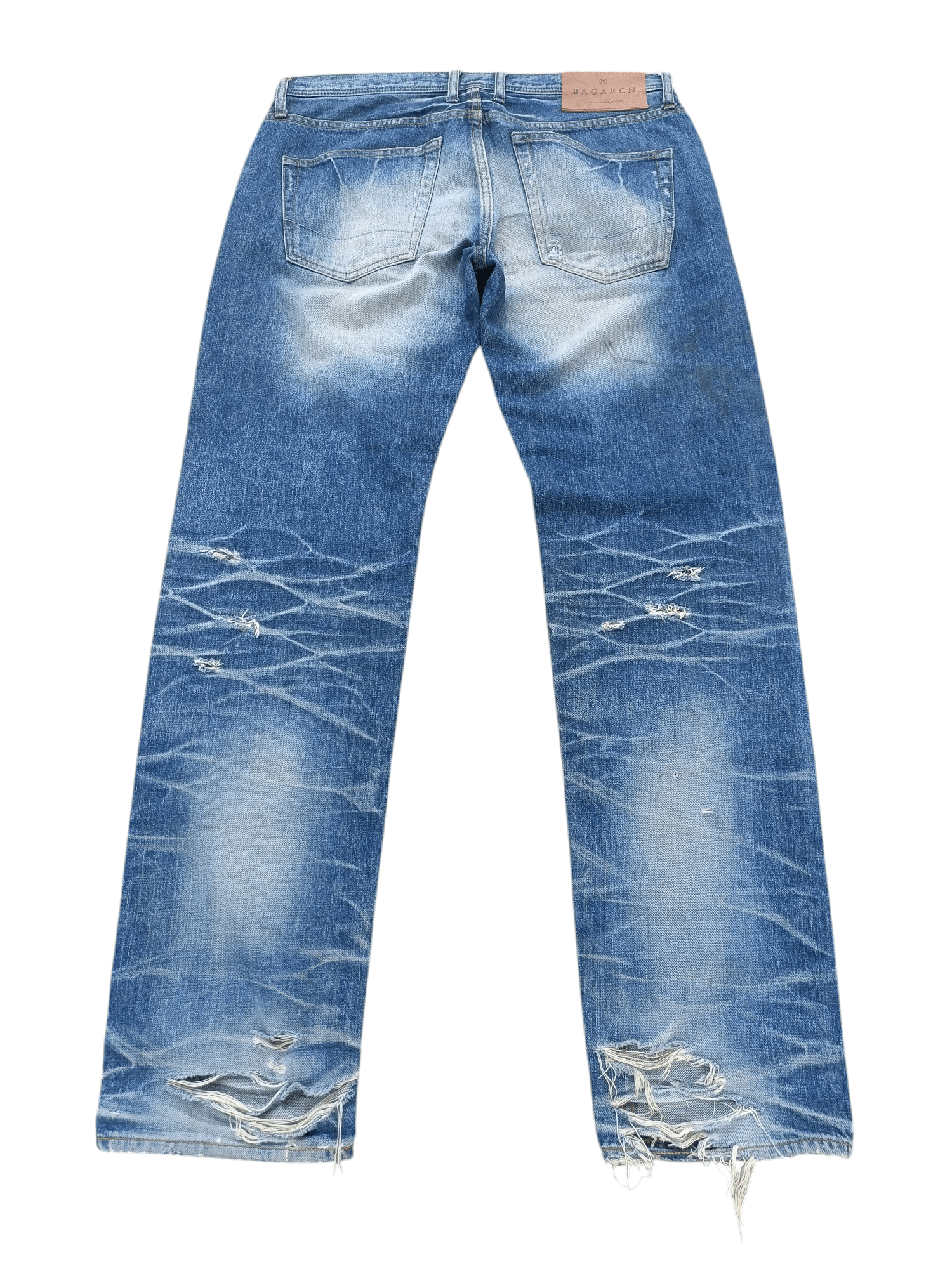 Japanese Brand Japanese Brand BAGARCH Selvedged Distressed Jeans E089 Size US 35 - 12 Thumbnail