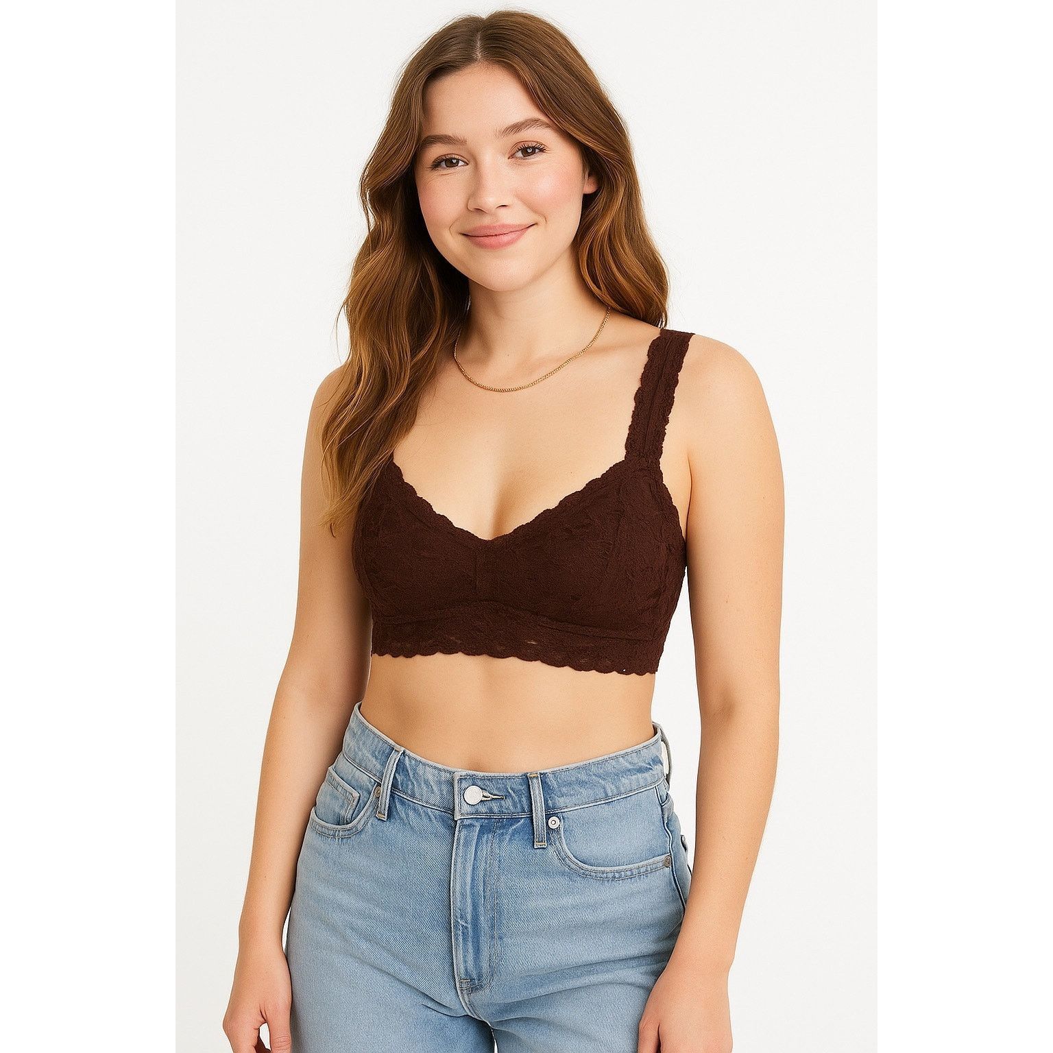Other Boho Chic Purple Lace Bralette Aerie Size XS Size ONE SIZE - 1 Thumbnail