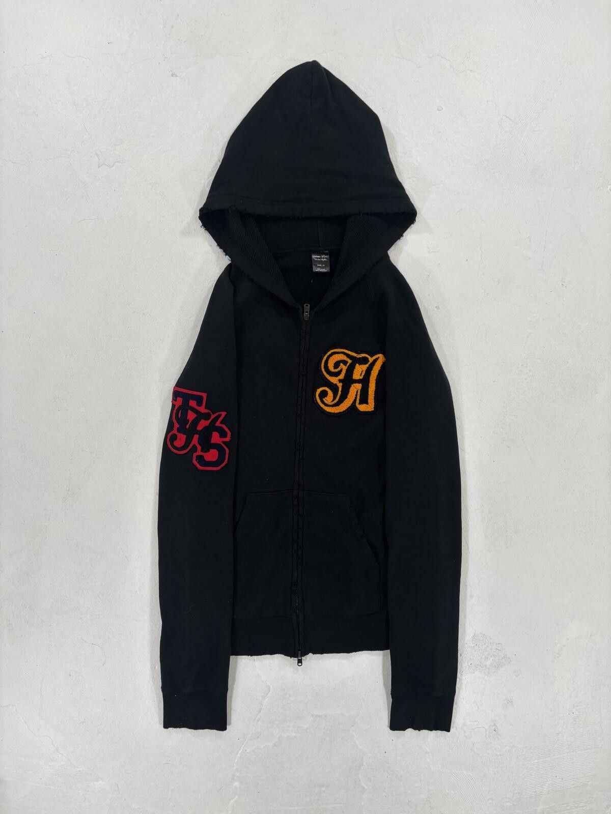 ナンバーナインAW05 THS期　ハイストリート期 zipニット　size2 Number (N)ine number (n)ine aw05 black “the high streets” zip up