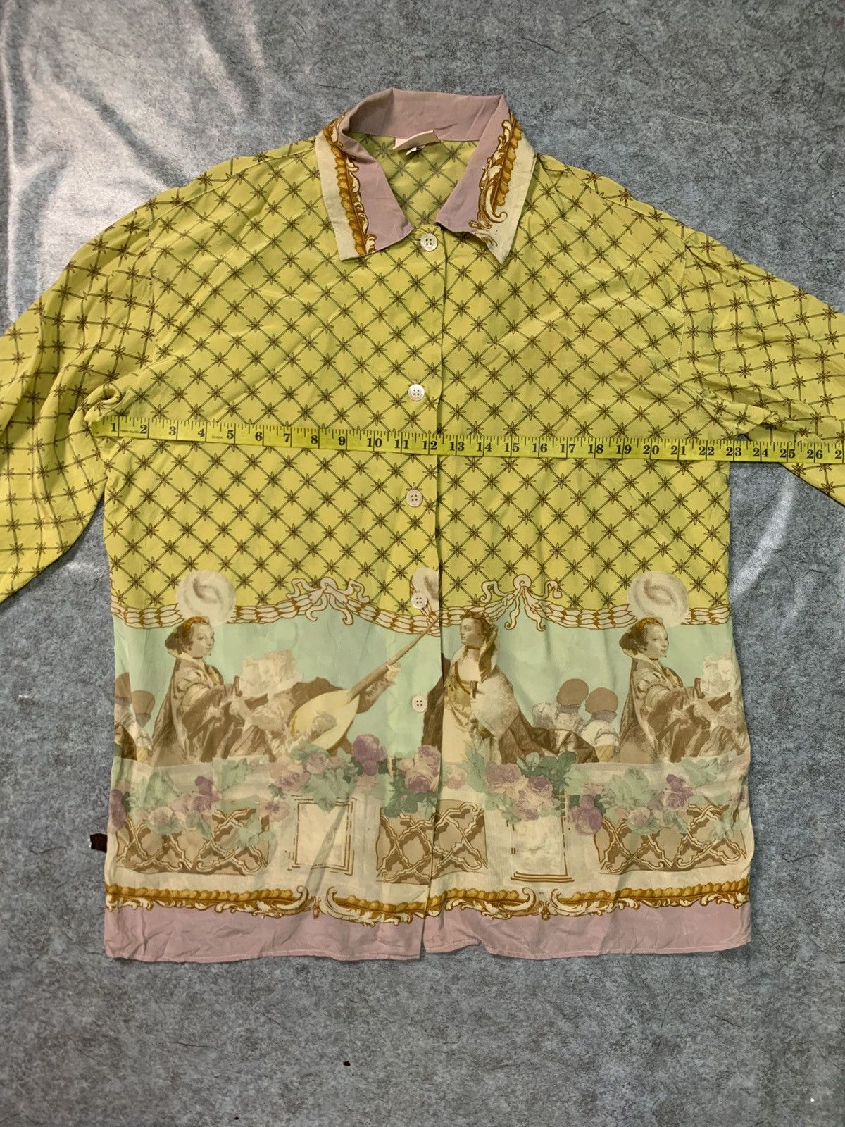 Byblos Rare Design Vintage Byblos Italian Designer Blouse Size L / US 10 / IT 46 - 8 Thumbnail