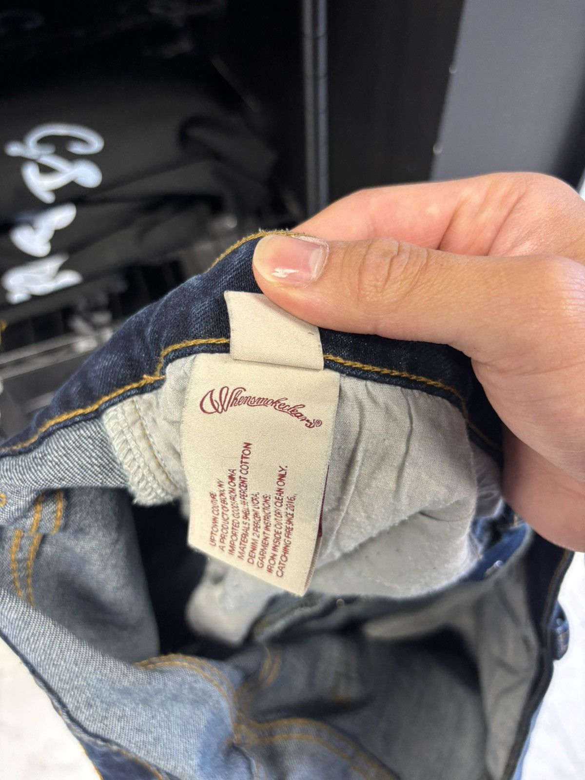 Whensmokeclears When smoke clear jean shorts applique pearl Size US 38 / EU 54 - 6 Thumbnail