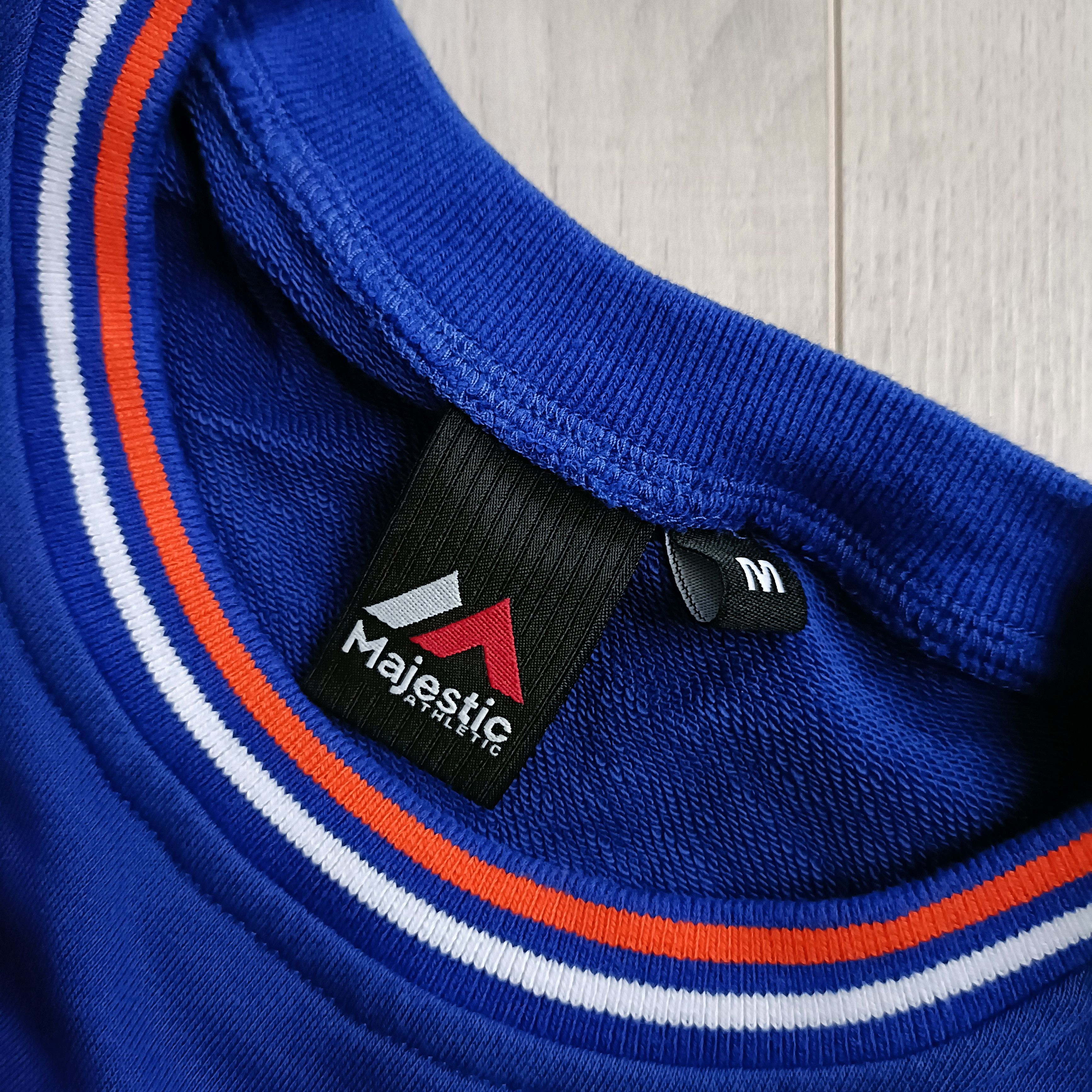 MLB × Majestic NEW YORK METS BASEBALL Men's Blue Sweatshirt ! size M Size US M / EU 48-50 / 2 - 3 Thumbnail