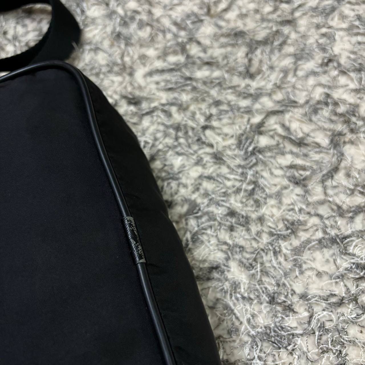 Prada Vintage Prada Vela Nylon Messenger Bag Black V161 Tessuto Size ONE SIZE - 12 Thumbnail