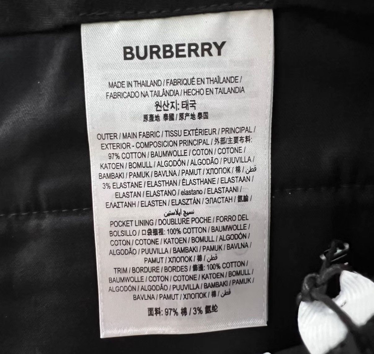 Burberry Burberry Black Straight-leg Pants J41 Size US 28 / EU 44 - 3 Thumbnail