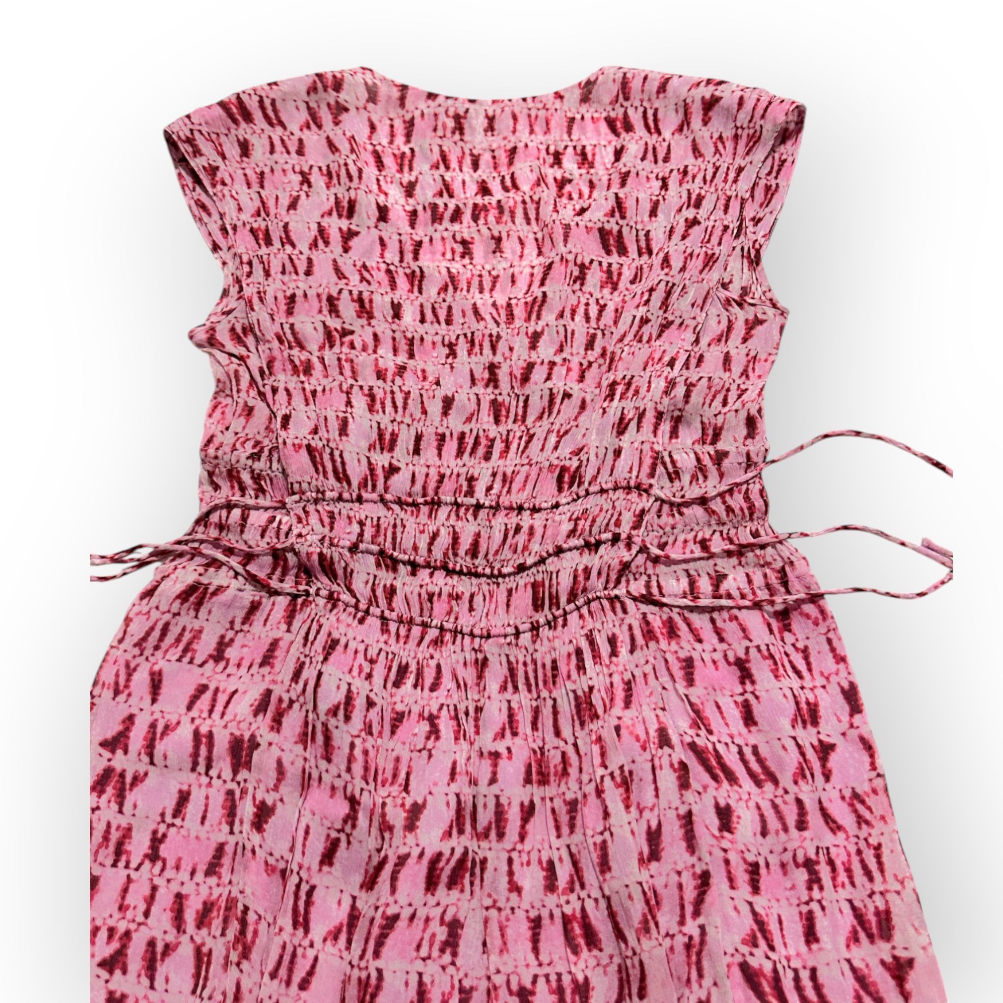Isabel Marant Etoile Isabel Marant Etolie Segun Tie Dye Mini Dress In Red, Size Size XS / US 0-2 / IT 36-38 - 8 Thumbnail