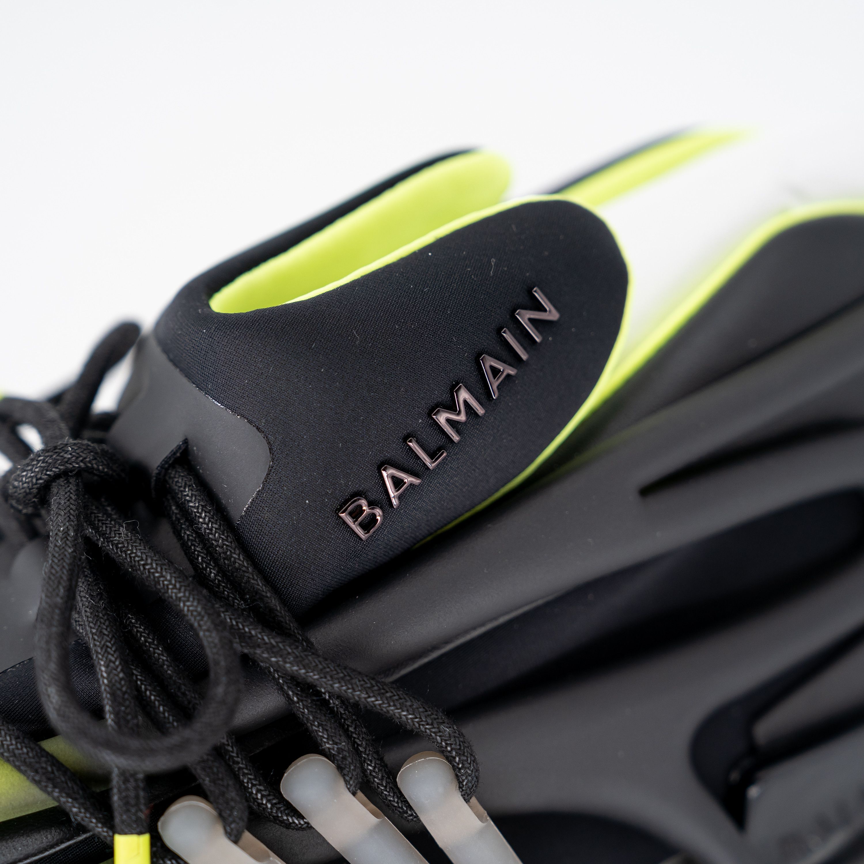 Balmain size 44/ US 11 - Balmain Unicorn Black Green White Sneakers Size US 11 / EU 44 - 7 Thumbnail