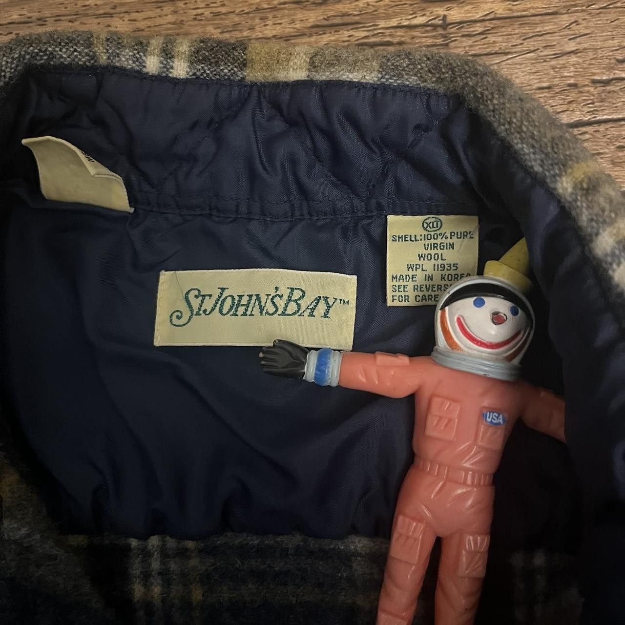 St. Johns Bay Vintage 90’s St.John’s Bay Wool Flannel Size US XL / EU 56 / 4 - 3 Thumbnail