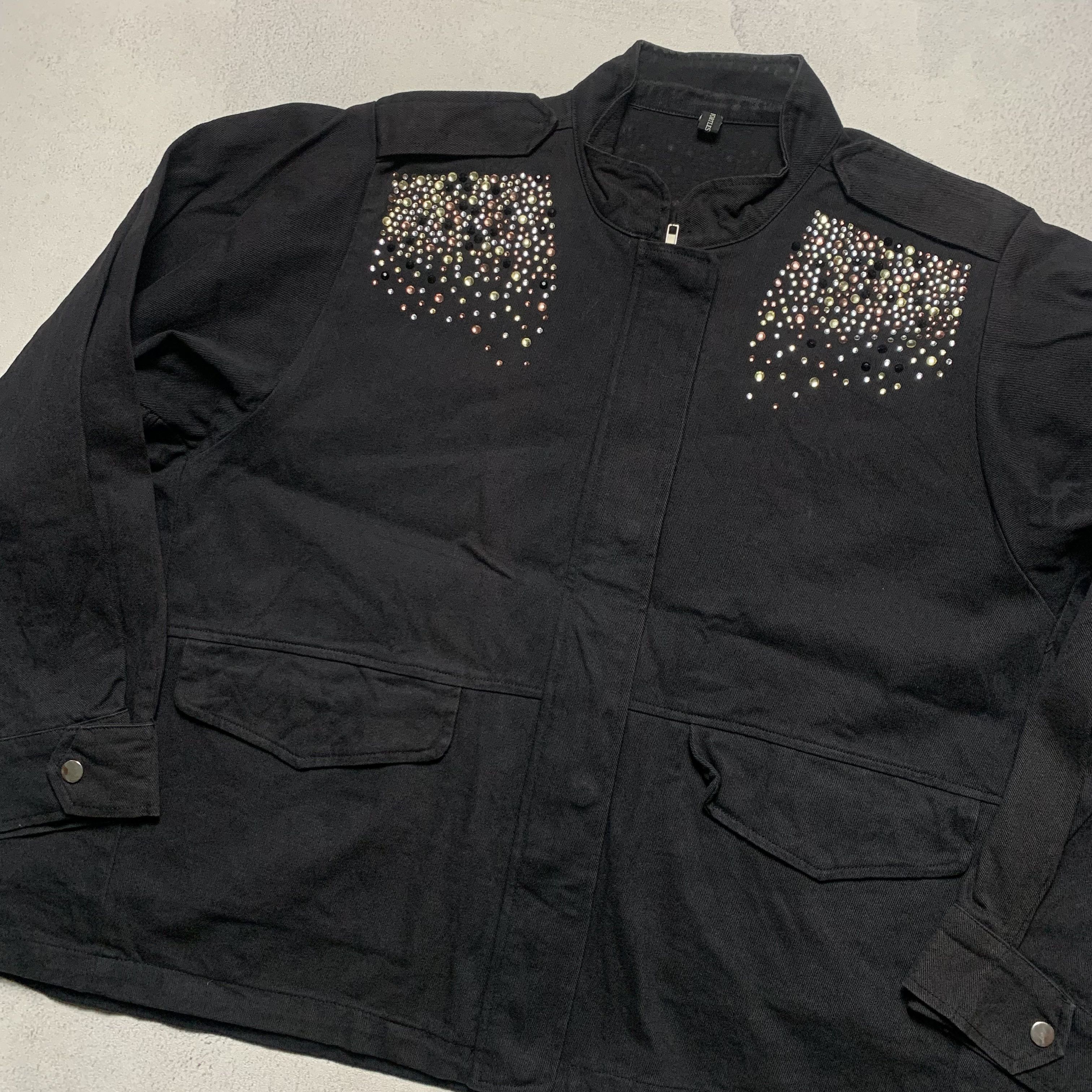 Japanese Brand Japanese Brand Beads Studded Jacket Multi Pocket Size US M / EU 48-50 / 2 - 4 Thumbnail