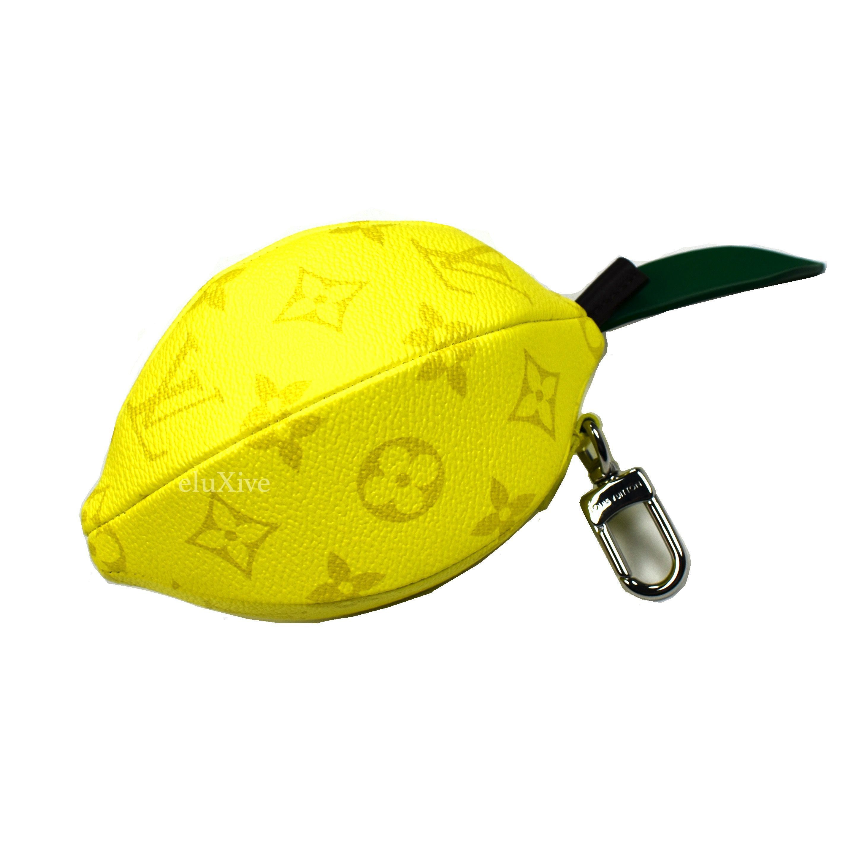 Louis Vuitton Louis Vuitton Yellow Monogram Lemon Fruit Zipper Pouch 2022 Size ONE SIZE - 1 Preview