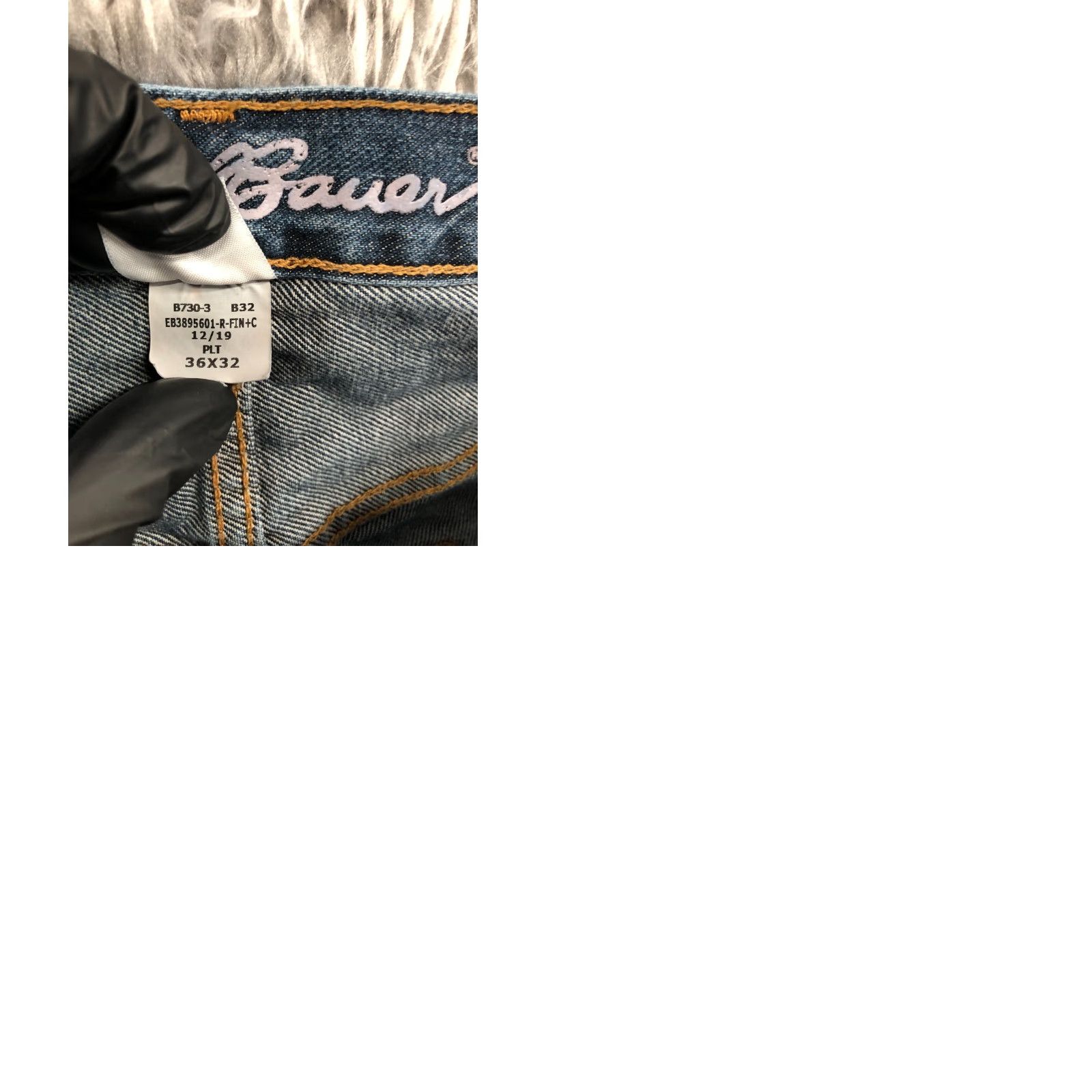 Eddie Bauer Eddie Bauer Jeans Relaxed Straight 36x32 Mens Blue Medium Wash Comfort 5-Pocket Denim Belt Loops Modern Classic American Mens Jeans Size US 36 / EU 52 - 9 Thumbnail