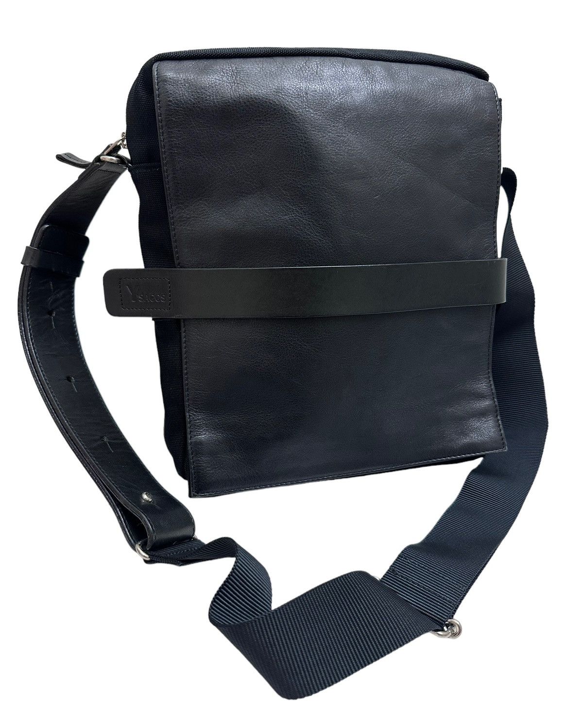Yohji Yamamoto 🇯🇵 Yohji Yamamoto Y's Y'saccs Hybrid Leather Shoulder Bag Size ONE SIZE - 2 Thumbnail